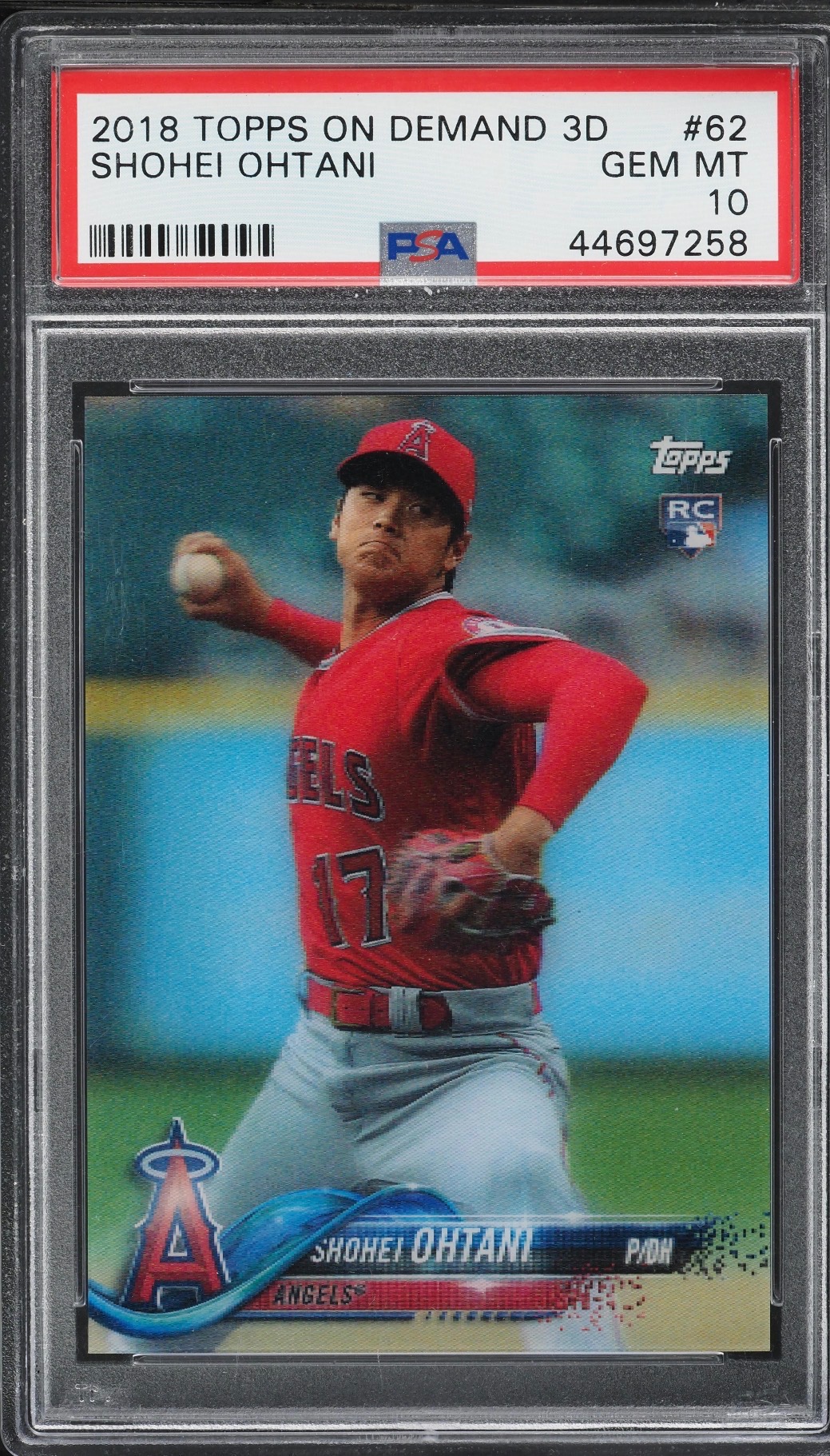 2018 Topps On Demand 3D #62 Shohei Ohtani