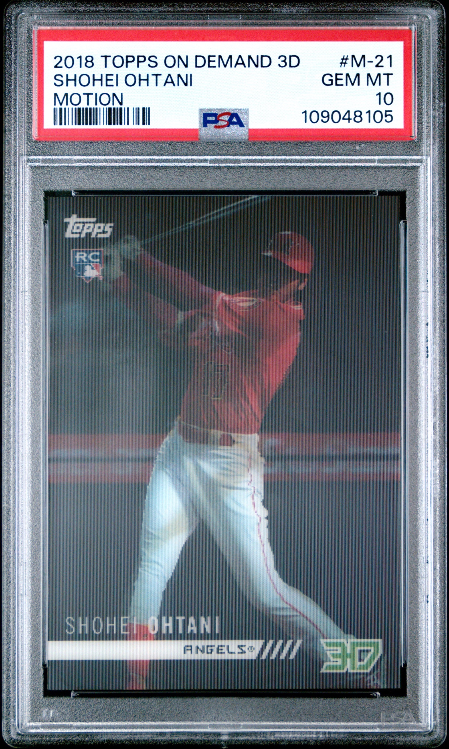 2018 Topps On Demand 3D Motion M-21 Shohei Ohtani RC
