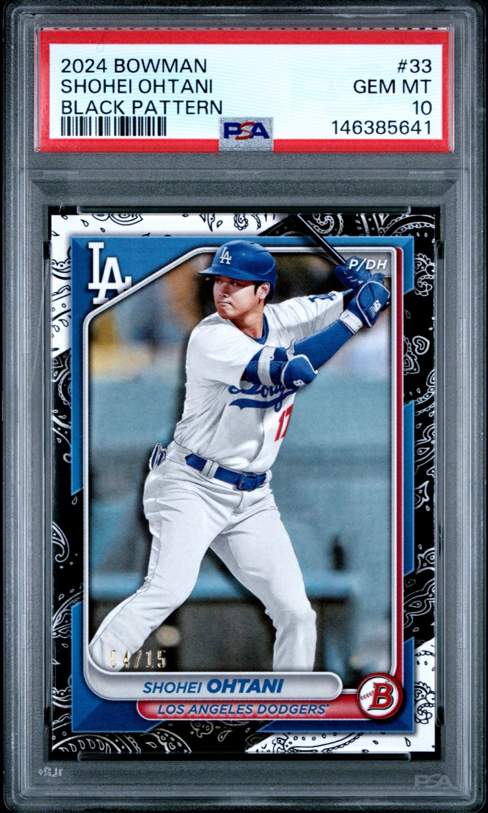 2024 BOWMAN #33 SHOHEI OHTANI /15