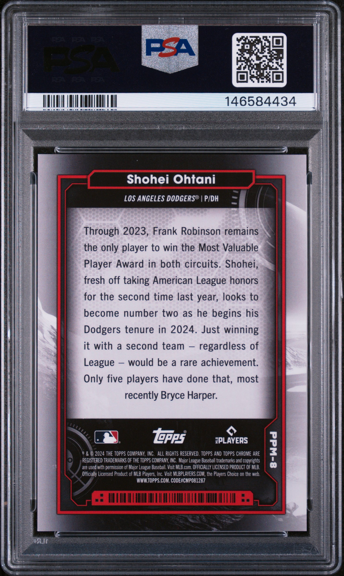 2024 TOPPS COSMIC CHROME PLANETARY PURSUIT #8 SHOHEI OHTANI