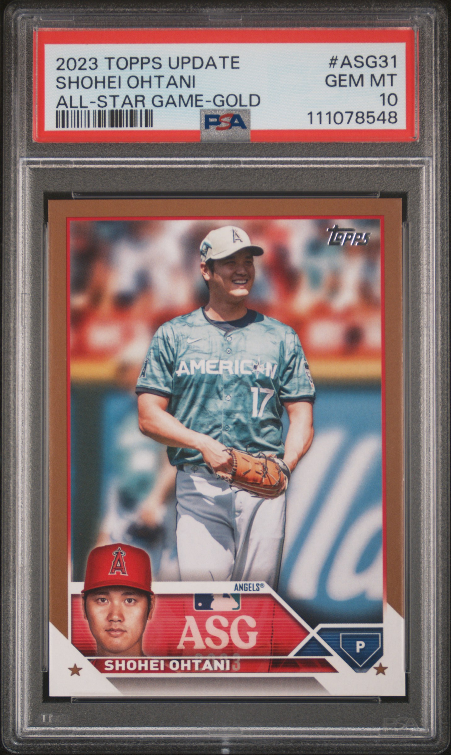 2023 TOPPS UPDATE 2023 ALL-STAR GAME #ASG31 SHOHEI OHTANI /50