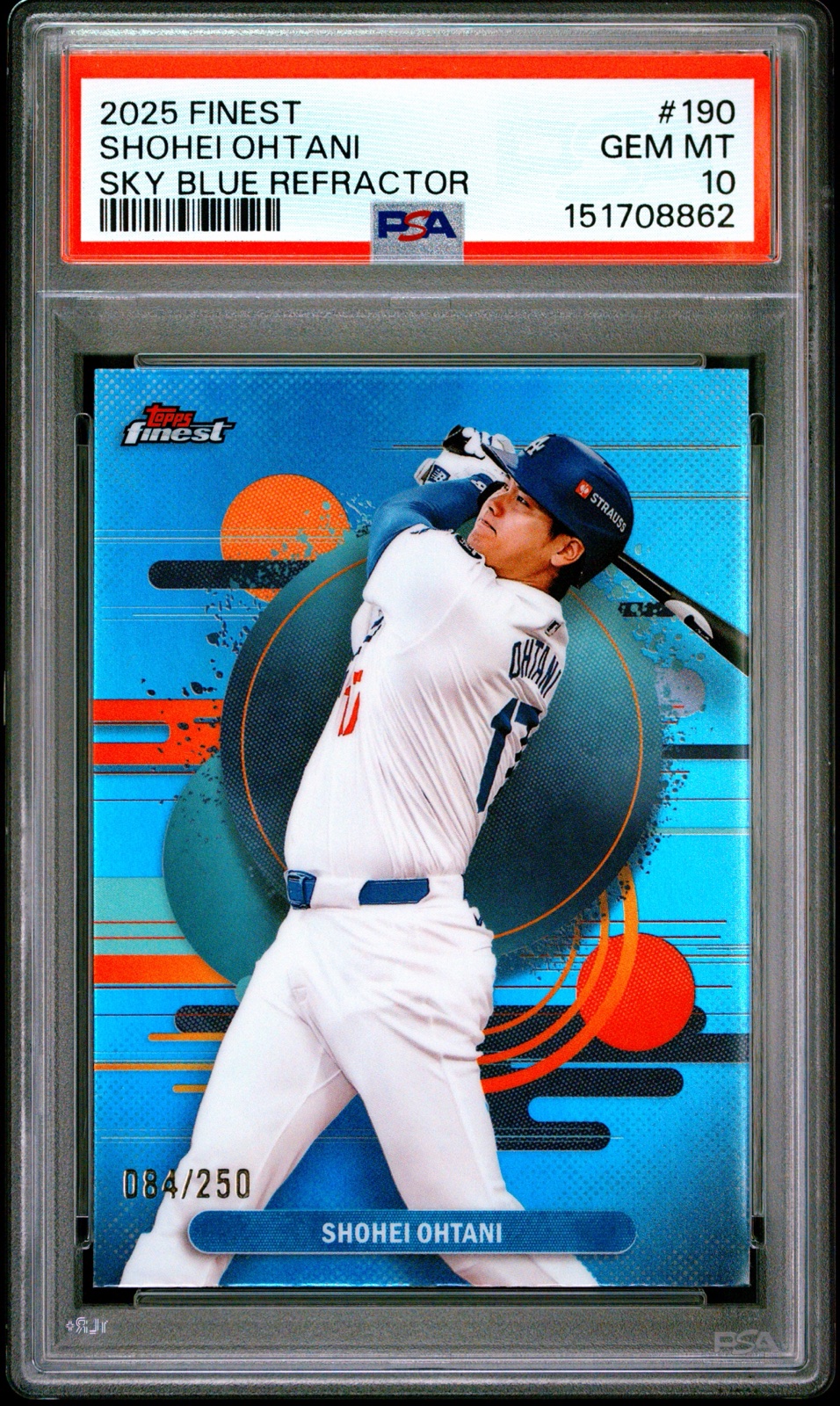 2025 TOPPS FINEST #190 SHOHEI OHTANI /250