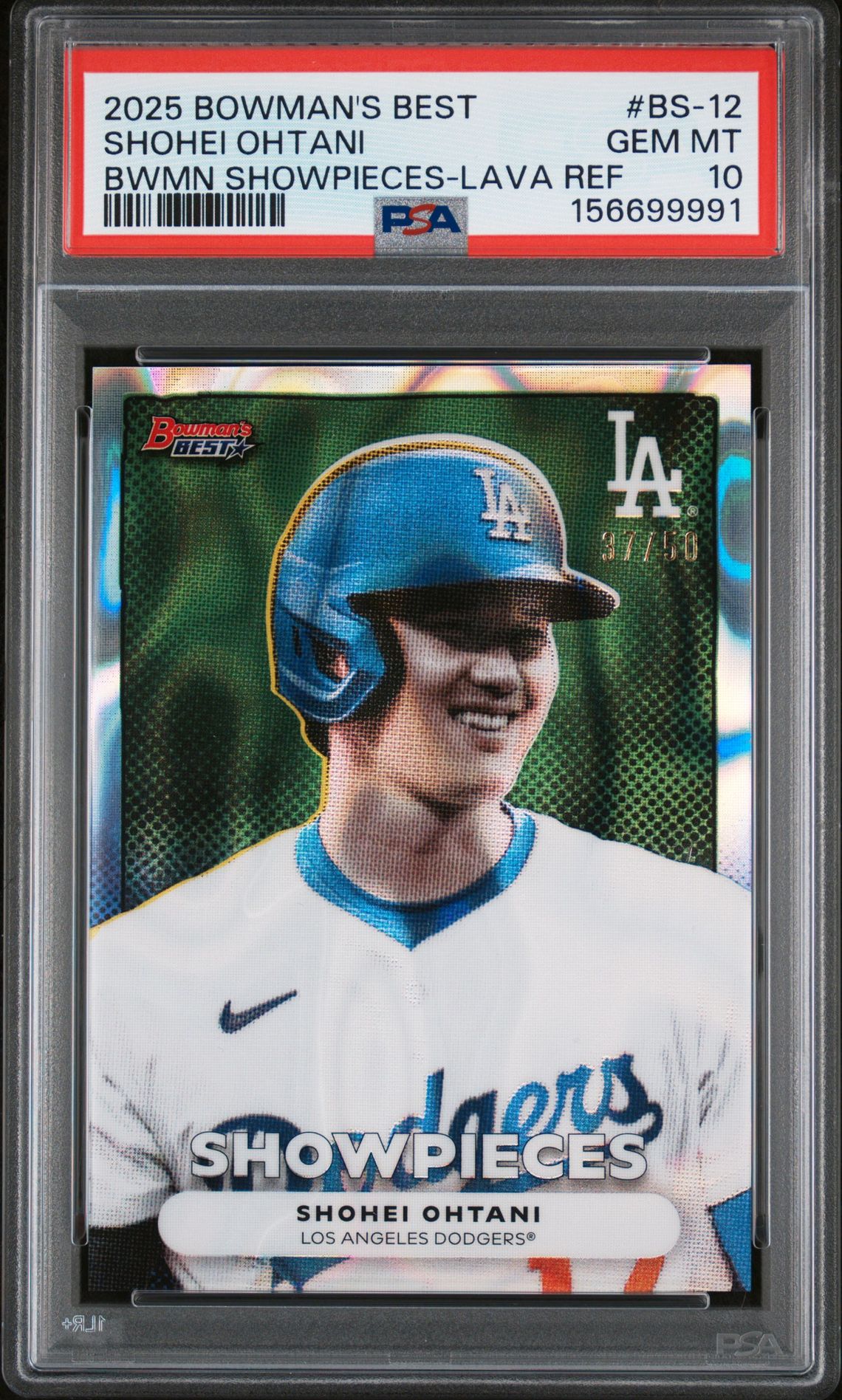 2025 Bowman's Best BS-12 Shohei Ohtani Lava Refractor /50