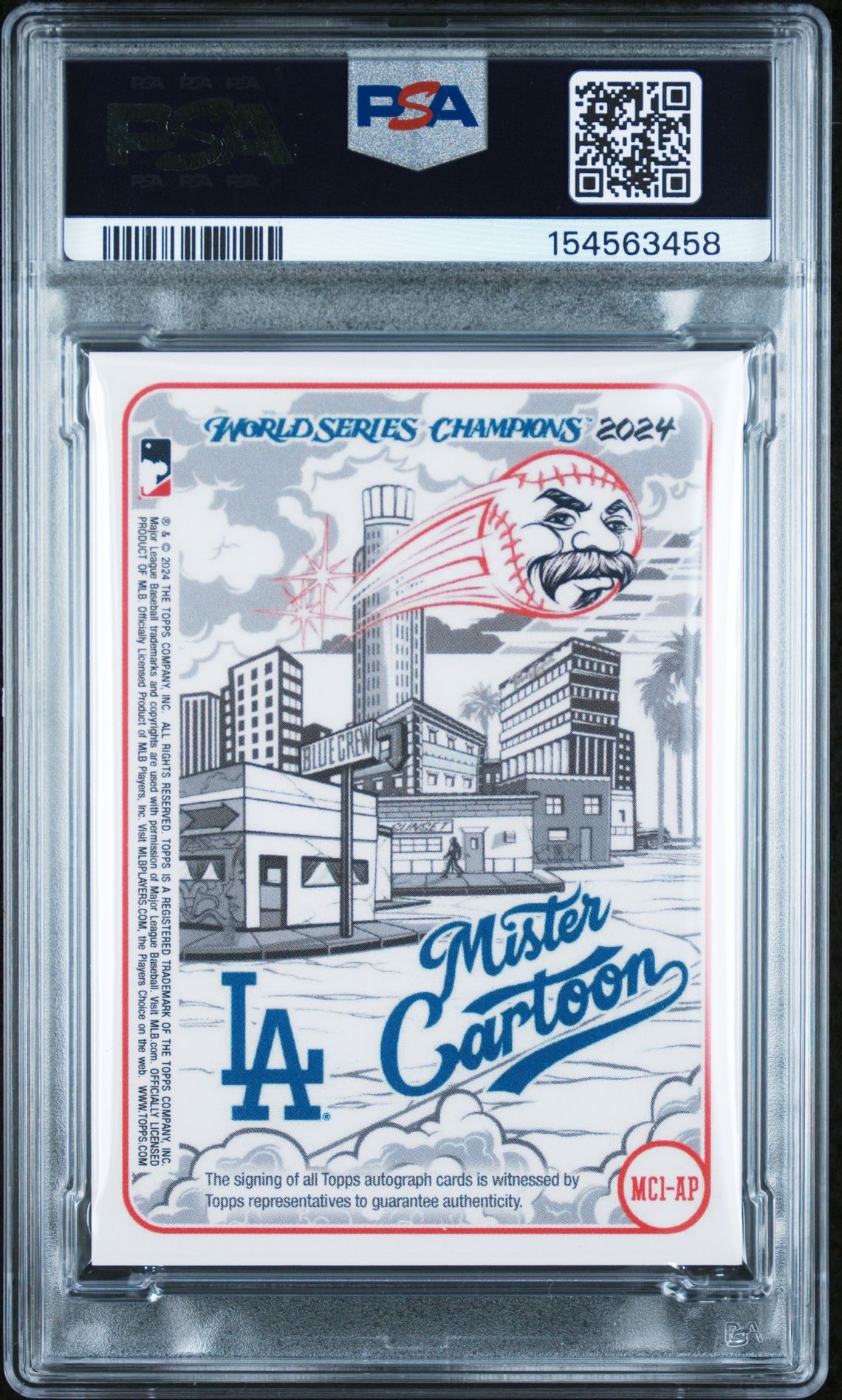 2024 Topps Topps X Mister Cartoon #1 Artist's Proof Auto 20/20