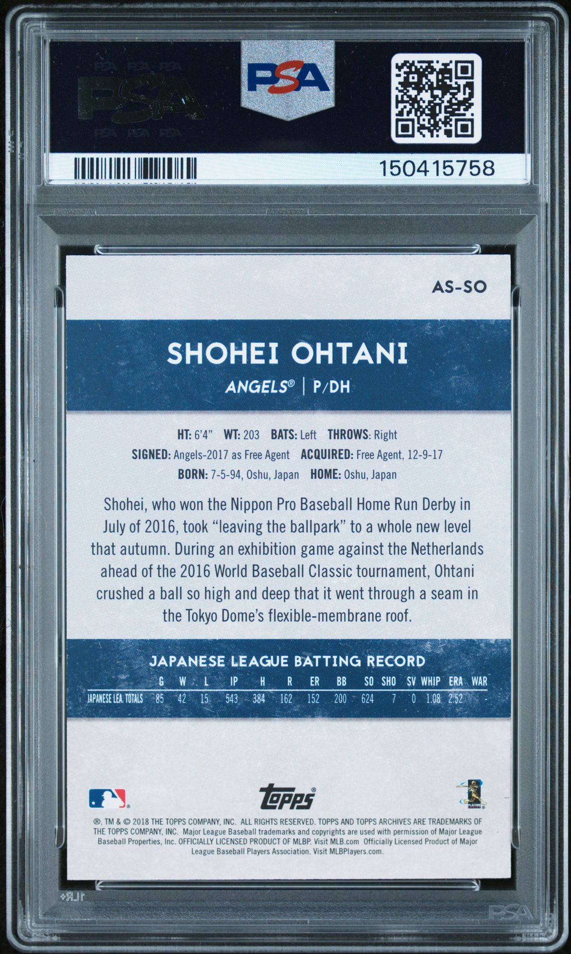 2018 Topps Archives Snapshots ASSO