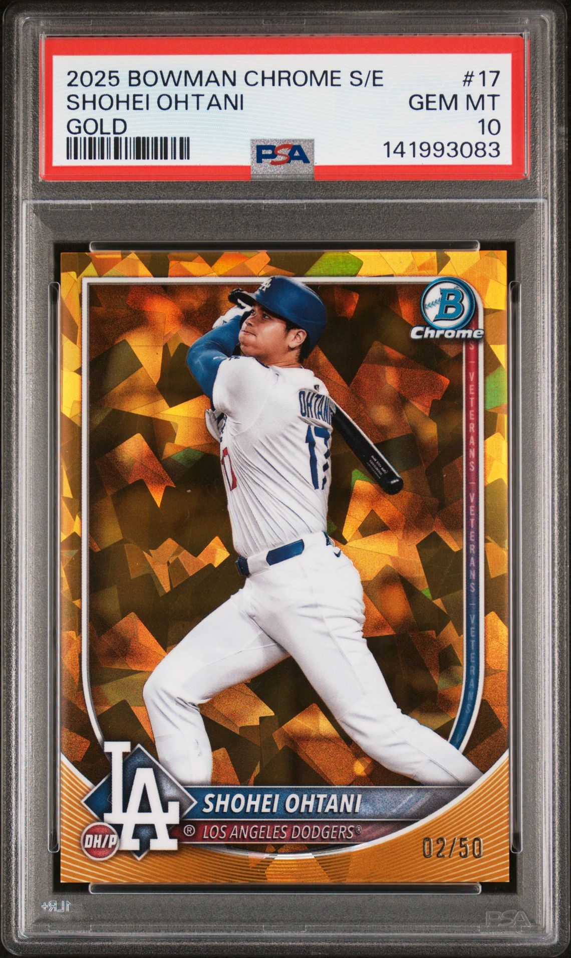 2025 Bowman Chrome S/E #17 Gold /50