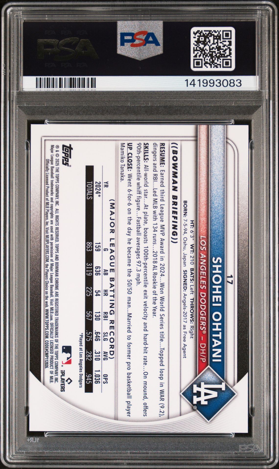 2025 Bowman Chrome S/E #17 Gold /50