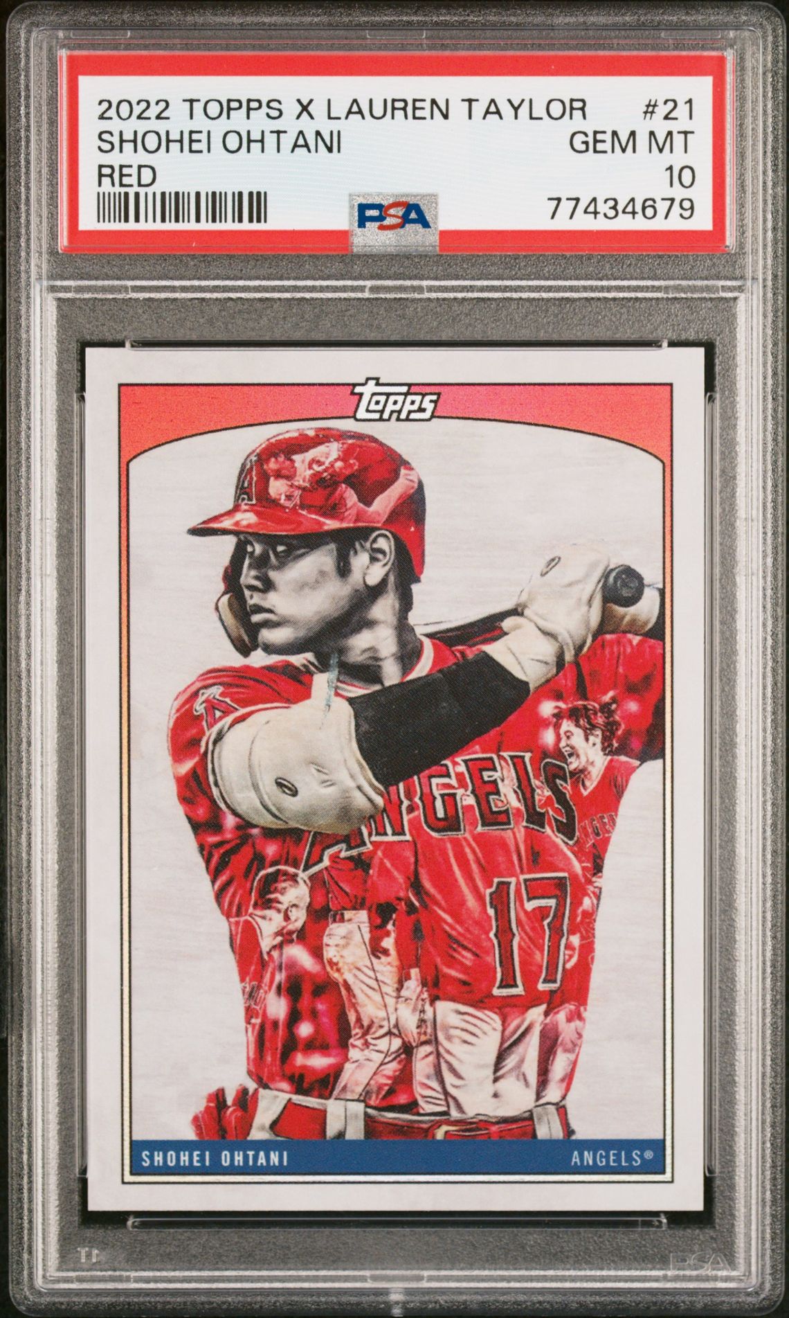 2022 Topps Topps X Lauren Taylor 21 Red /10