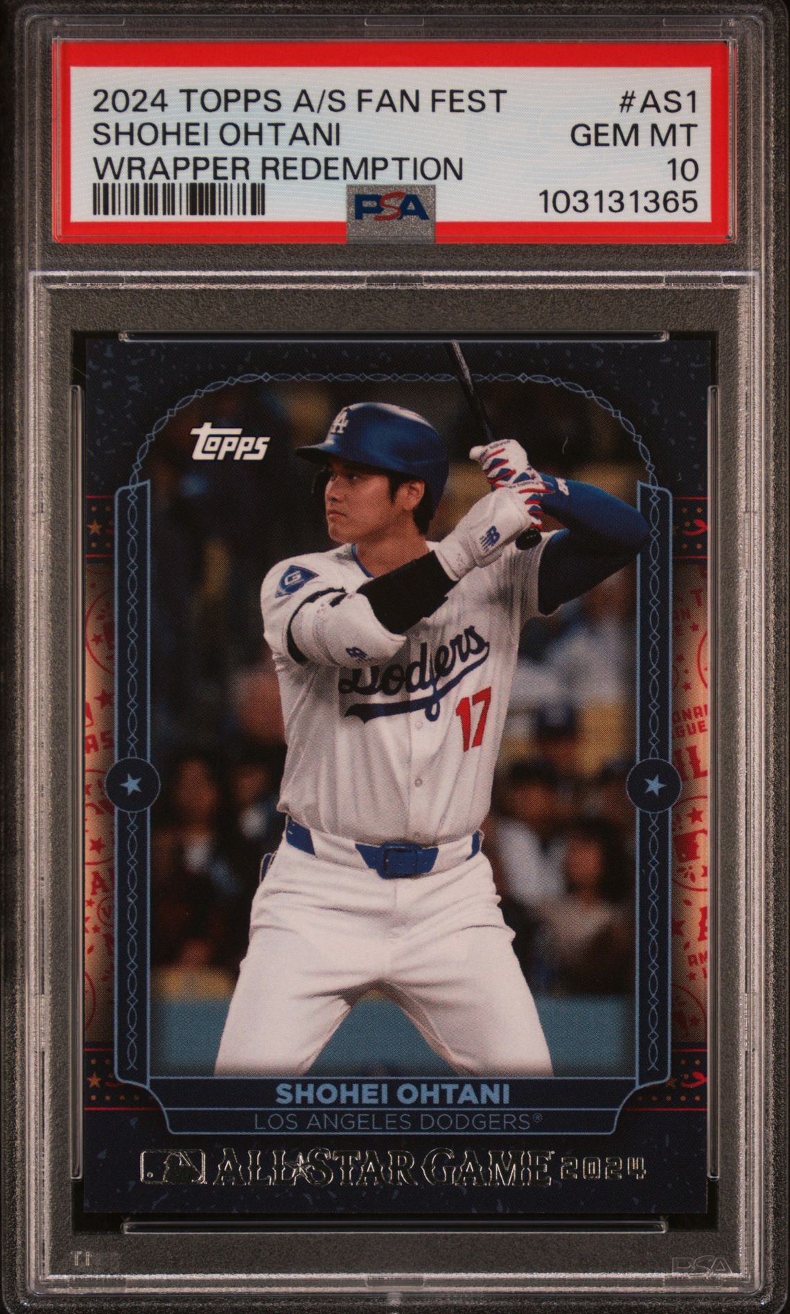 2024 Topps A/S Fan Fest Wrapper Redemption AS1