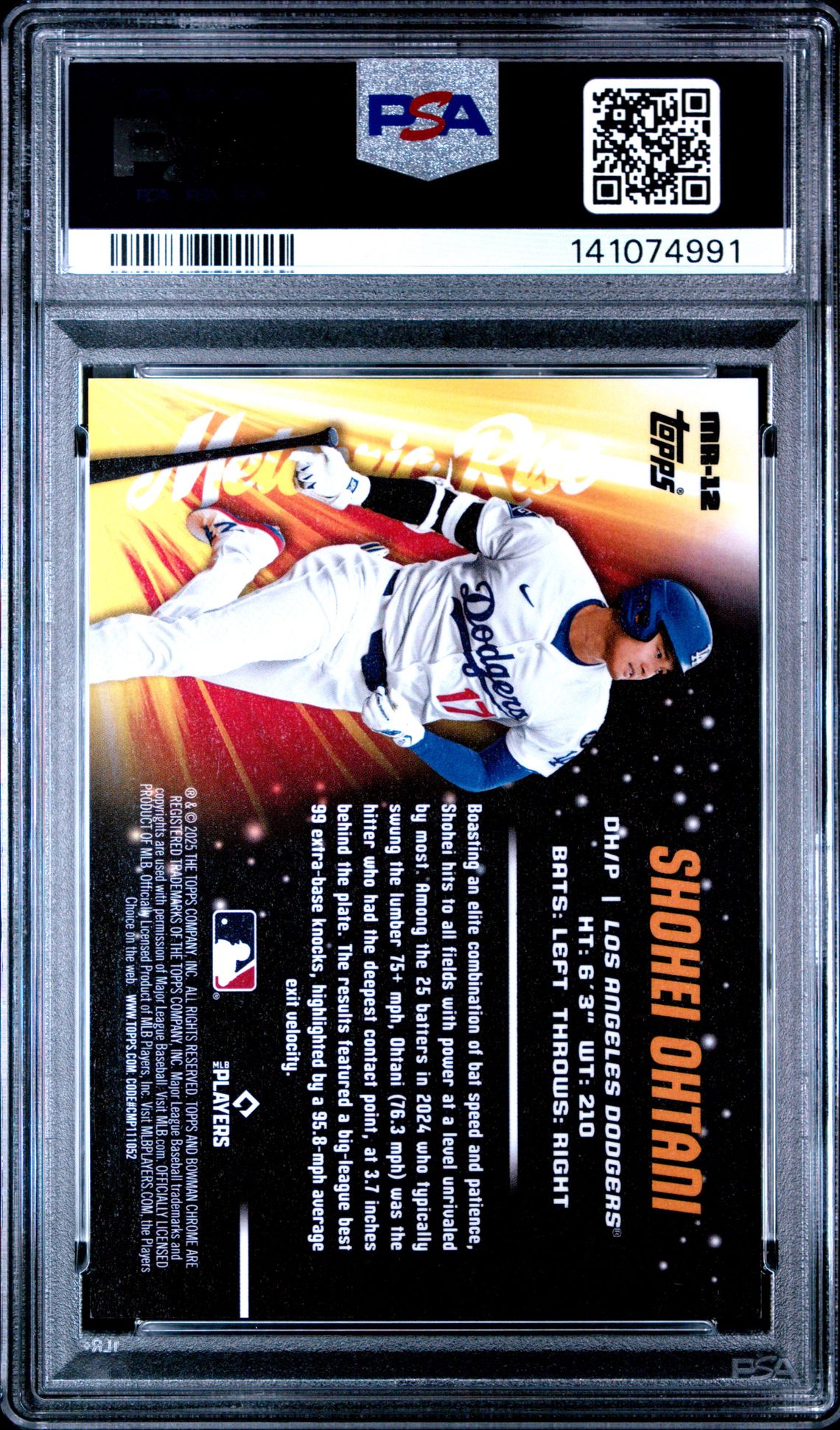 2025 Bowman Chrome 12 Meteoric Rise - Green Ref /99