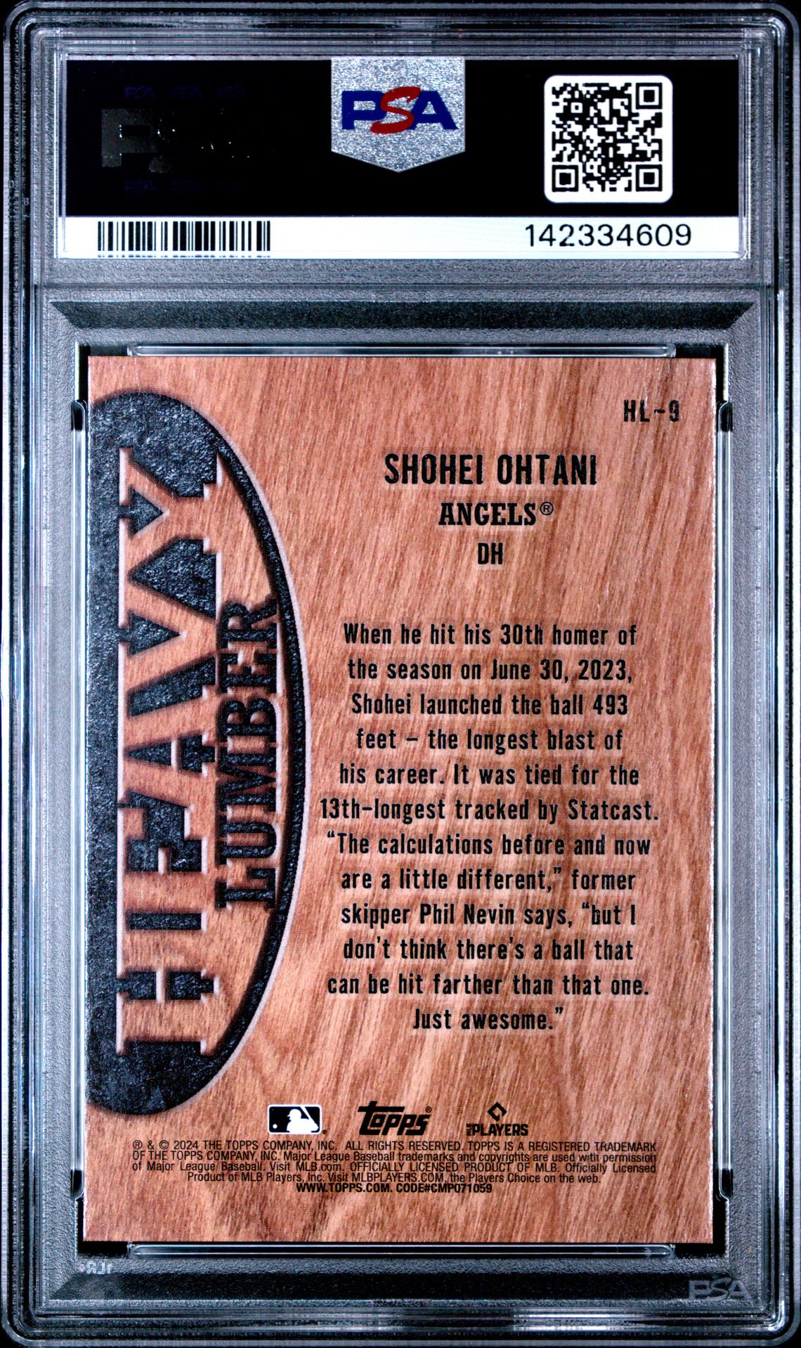 2024 Topps Heavy Lumber HL9