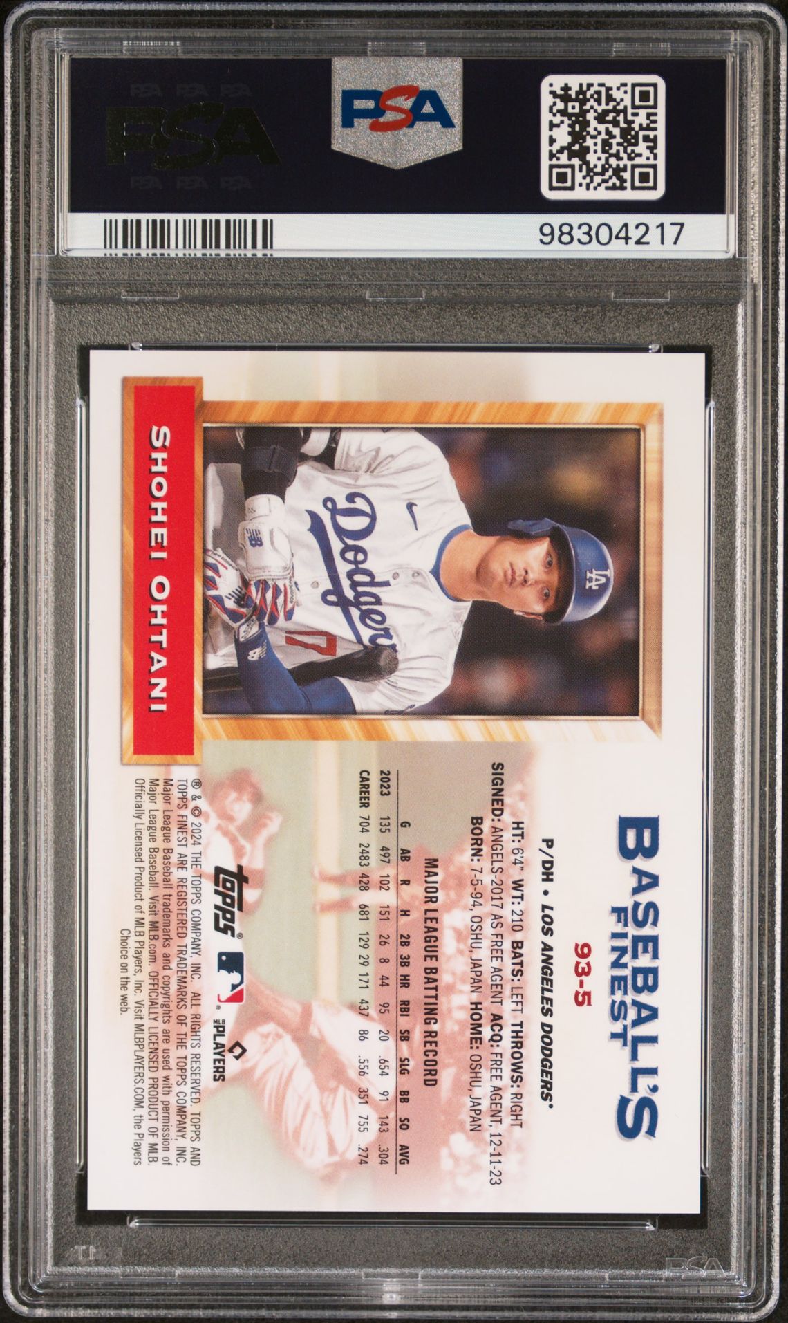 2024 Topps Finest 93-5 What If '93 Prtyp-Red Ref /5