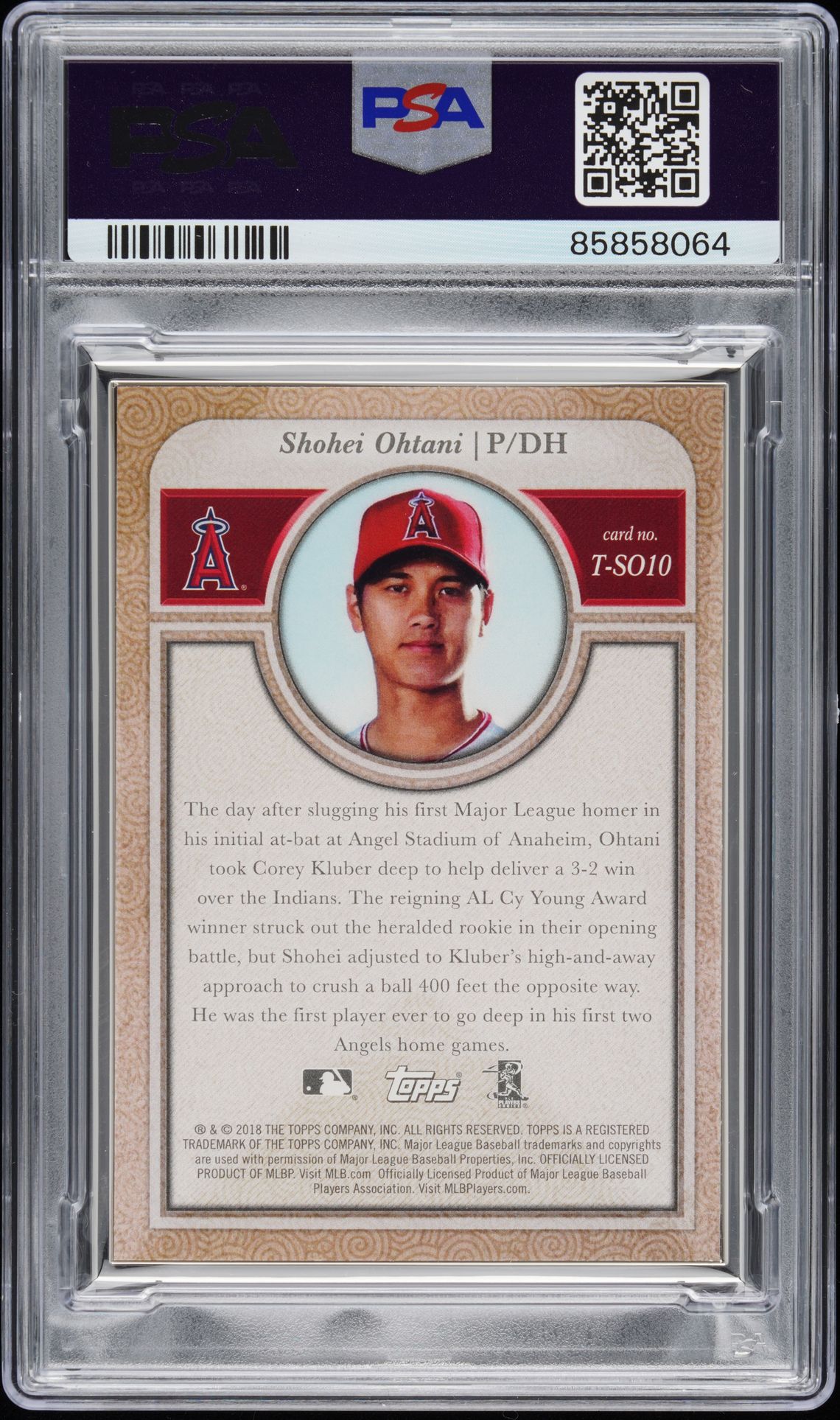 2018 Topps Transcendent Japan TSO10 /50