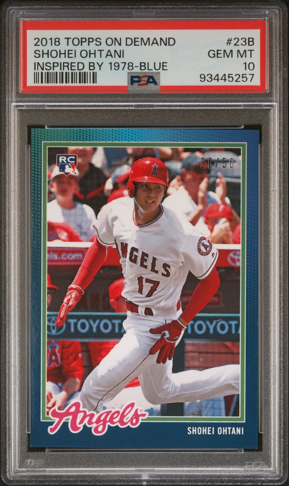 2018 Topps On Demand 23B Inspired by 1978-Blue /50