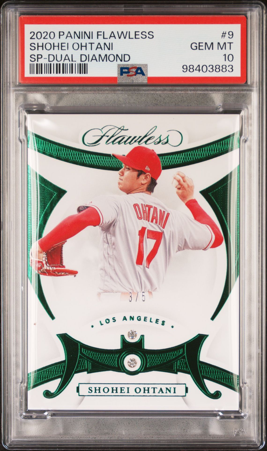 2020 Panini Flawless #9 SP-Dual Diamond /5