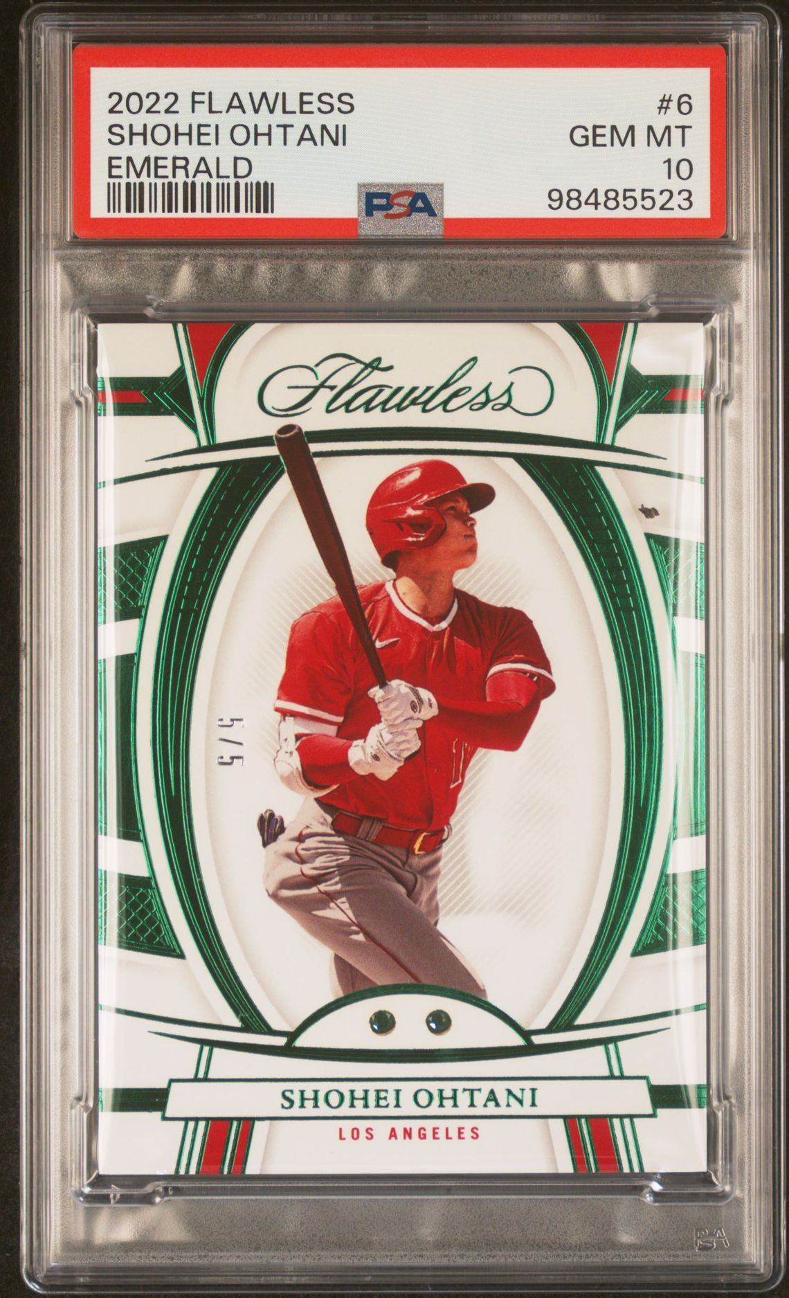 2022 Panini Flawless 6 Emerald 5/5