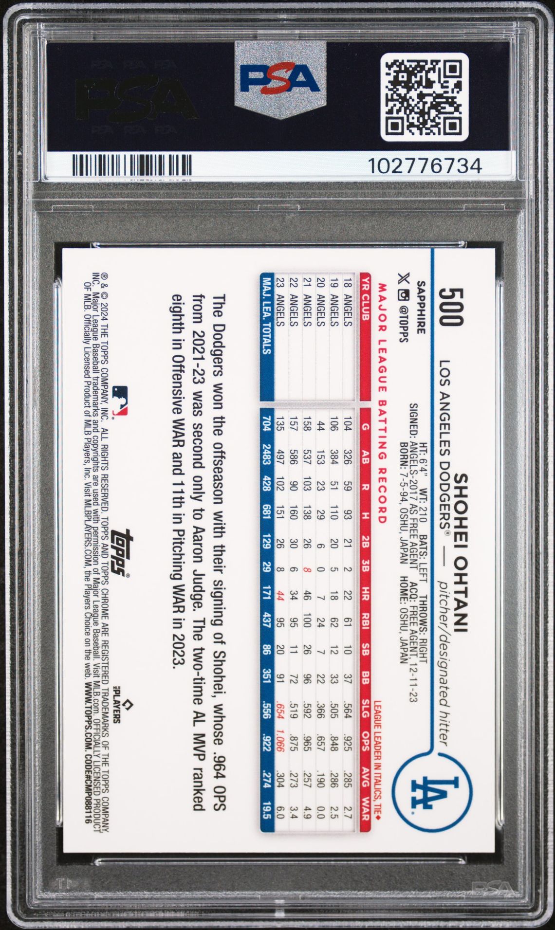 2024 Topps Sapphire 500 SP-Orange /25