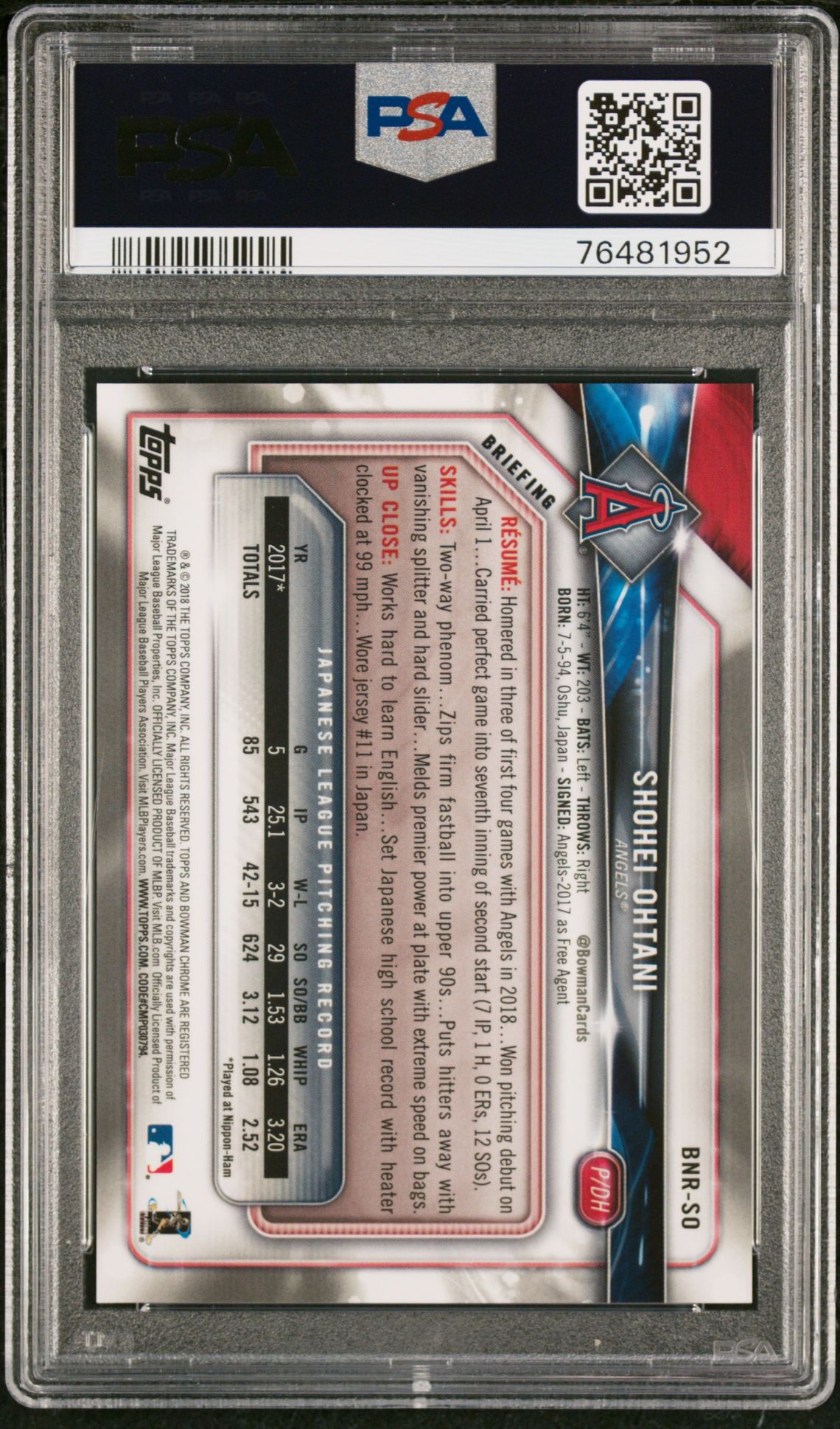 2018 Bowman Chrome BNRSO National Convention
