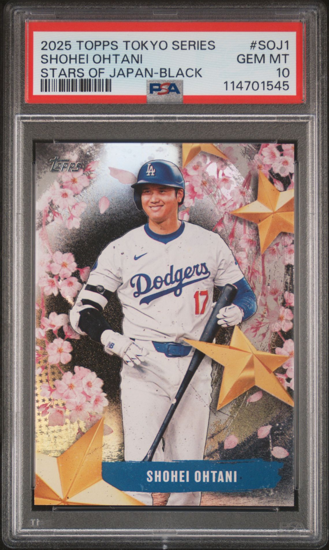 2025 Topps Tokyo Series SOJ1 Stars of Japan - Black 01/10