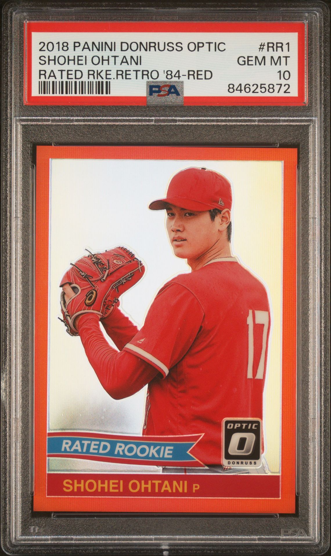 2018 Panini Donruss Optic RR1 Rated Retro '84-Red /99