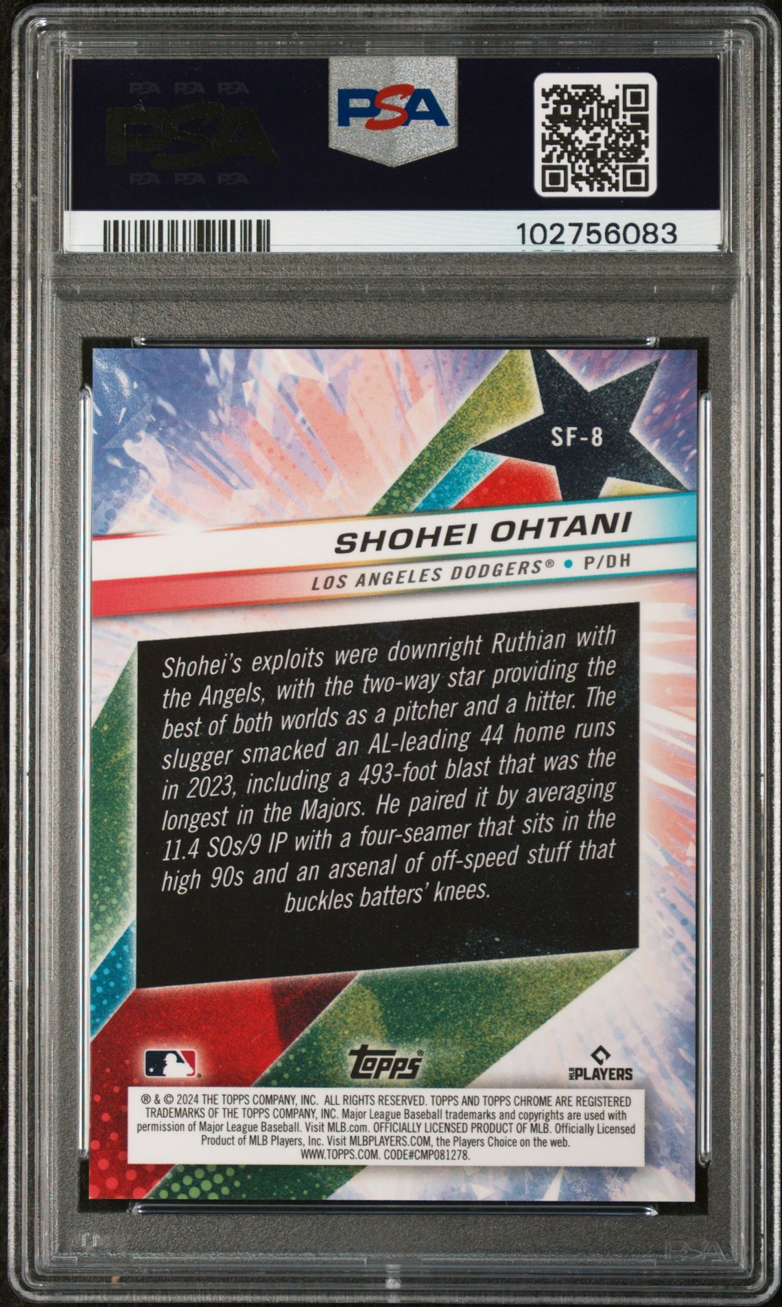 2024 Topps Chrome Cosmic #8 Starfractor-Black Eclipse /10