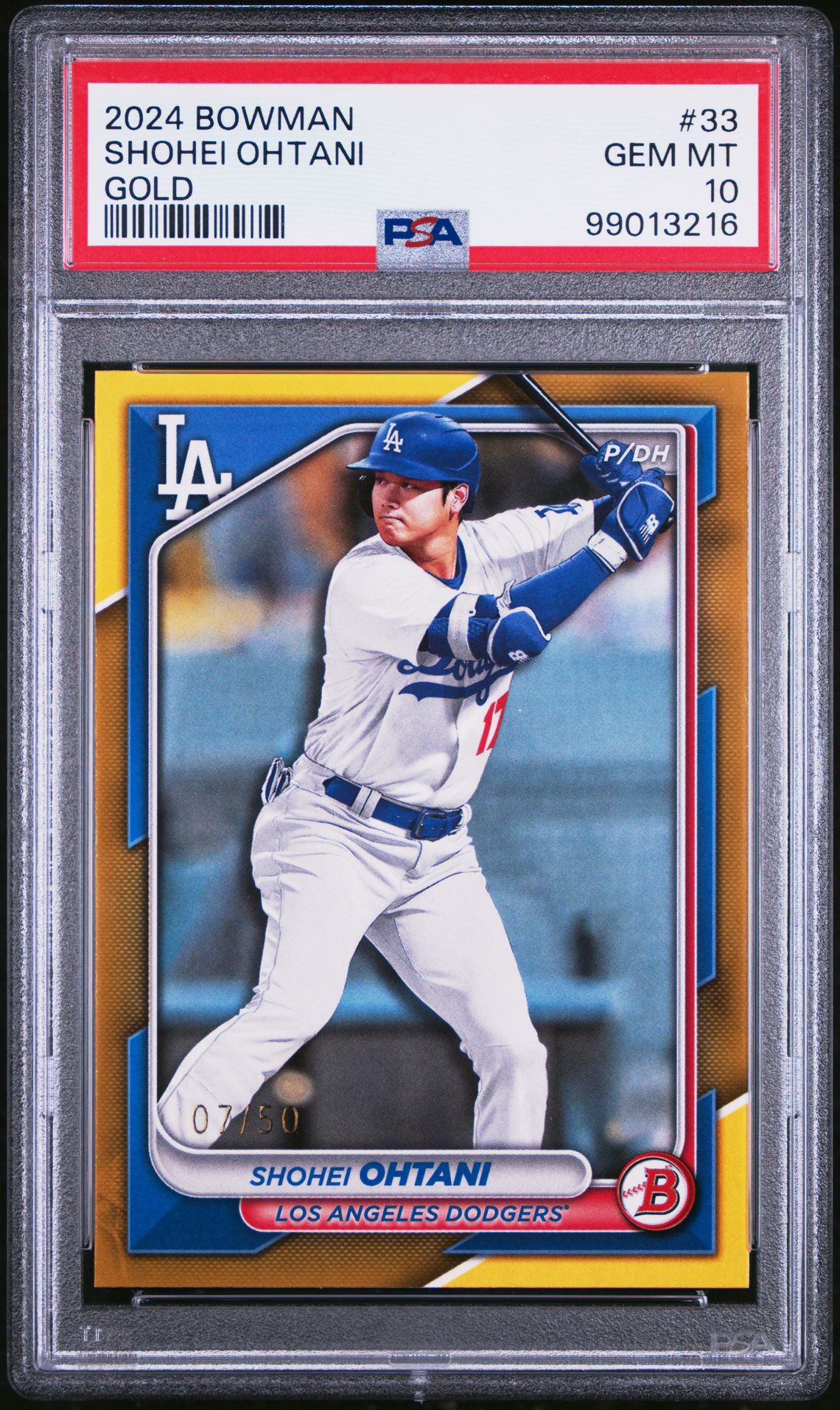 2024 Bowman #33 Shohei Ohtani Gold /50