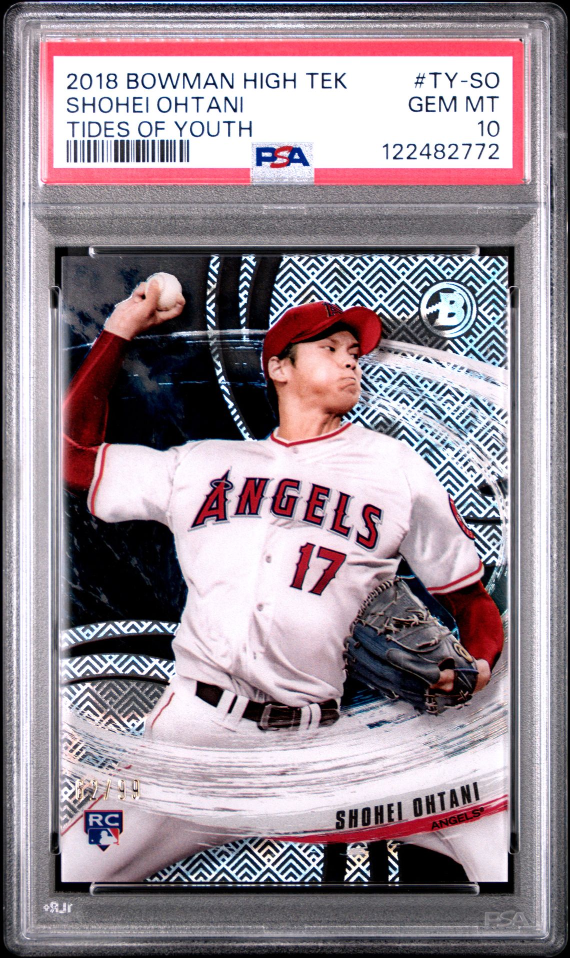 2018 Bowman High Tek TY-SO Tides of Youth /99