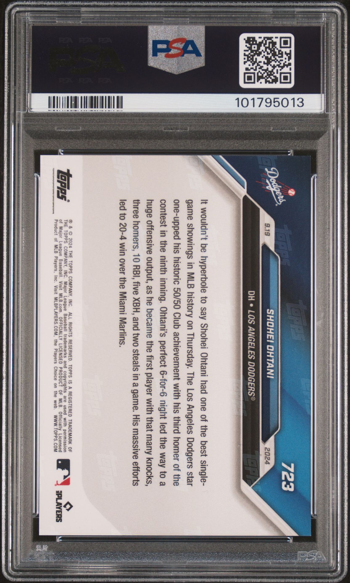 2024 Topps Topps Now 723 Blue /49