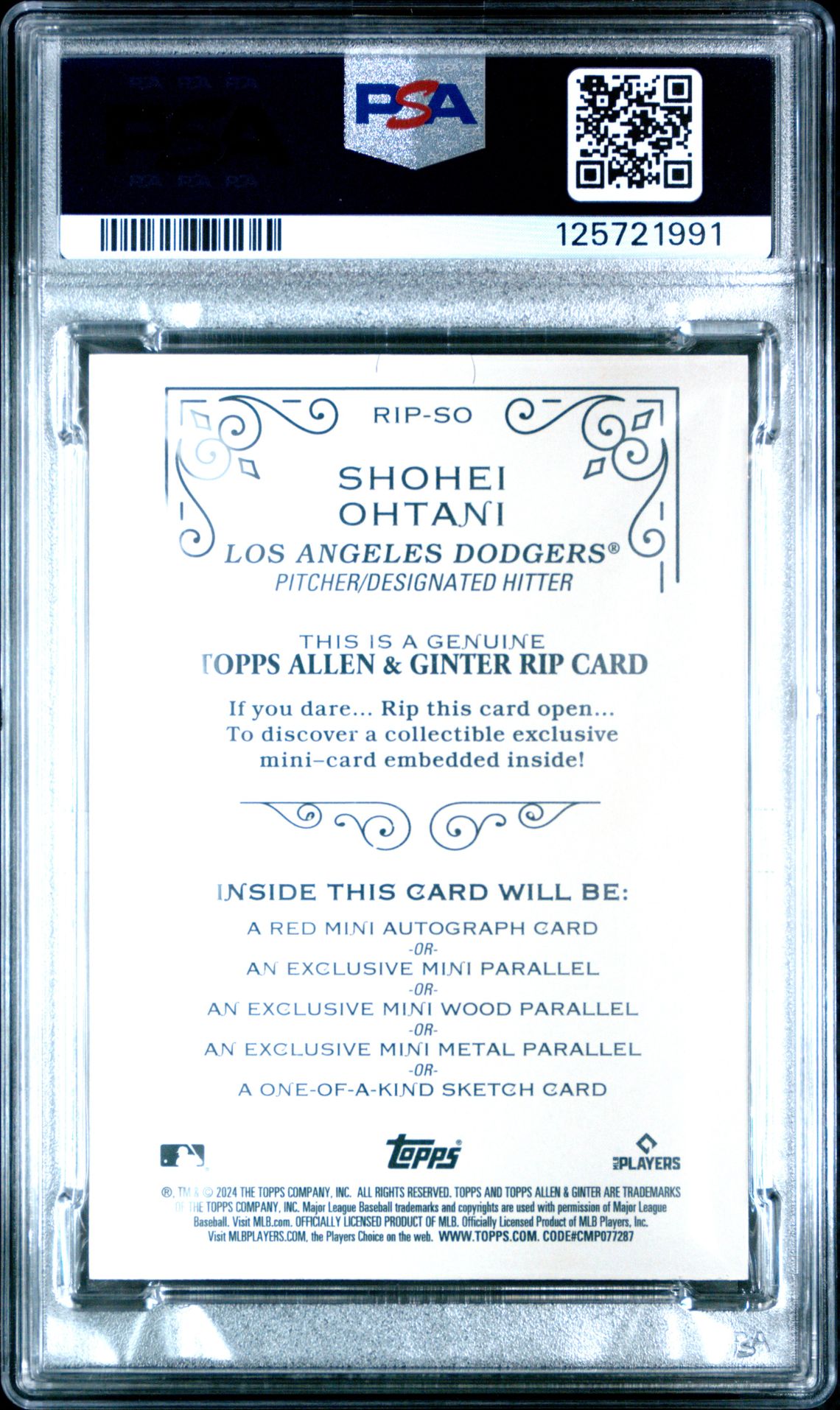 2024 Topps Allen & Ginter #RIPSO /50
