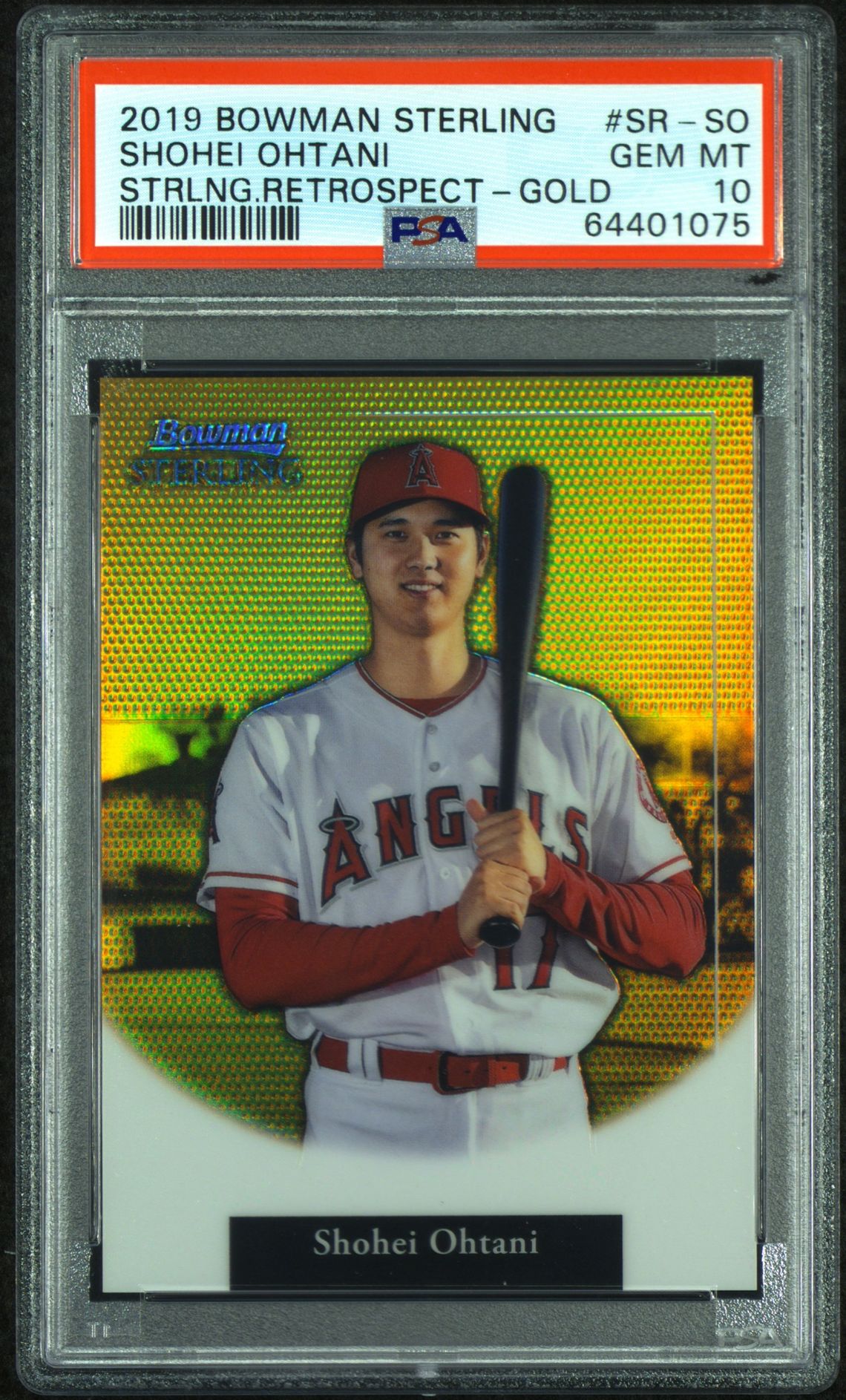 2019 Bowman Sterling SR-SO Retrospect Gold /50