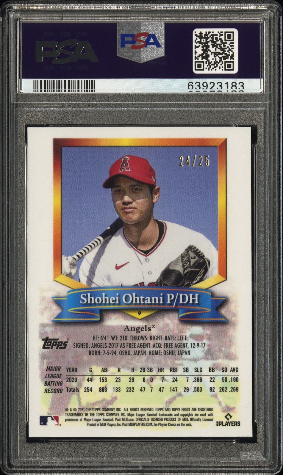 2021 Topps Finest Flashbacks #9 Black Refractor /25