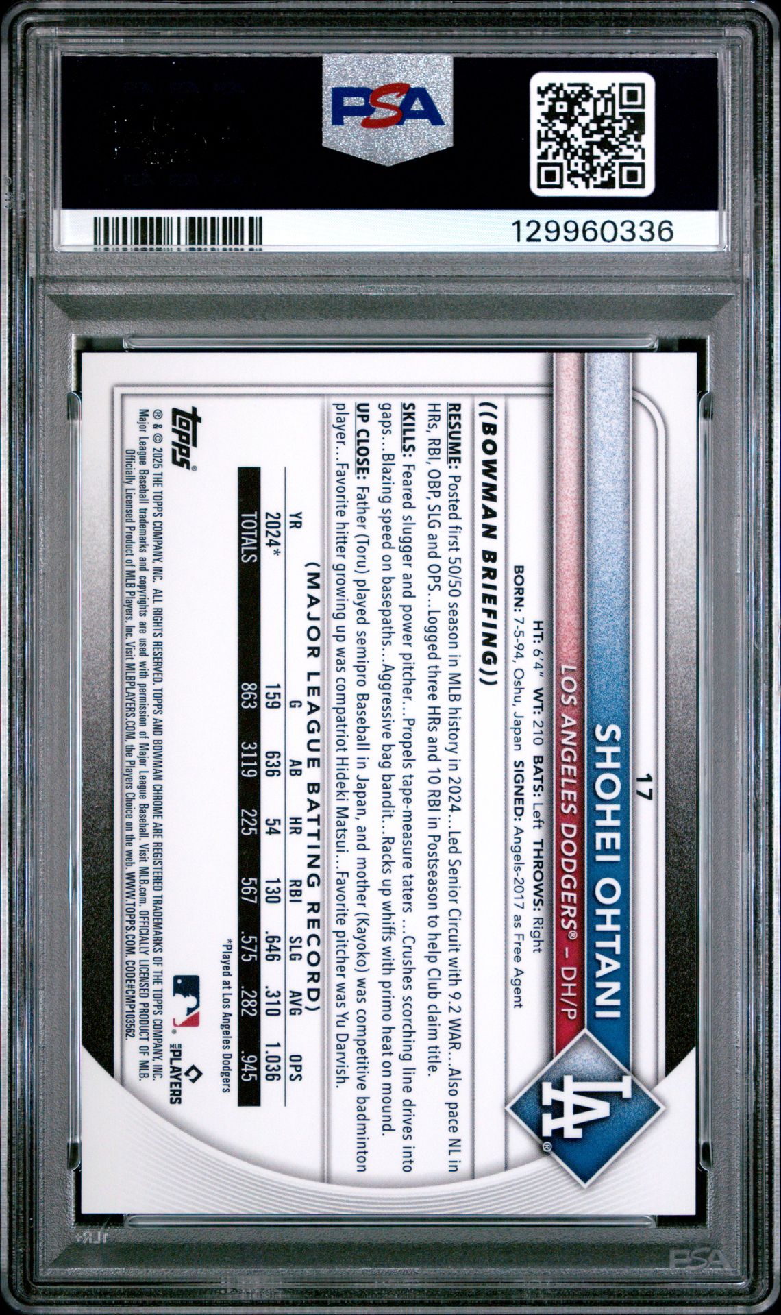 2025 Bowman Mega Box 17 Gold Refractor /50
