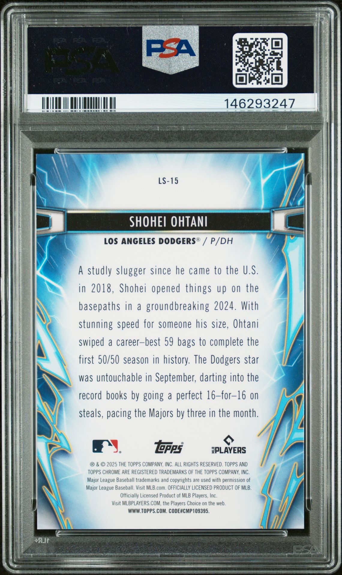 2025 Topps Cosmic Chrome 15 Light Speed Gold Interstellar /50