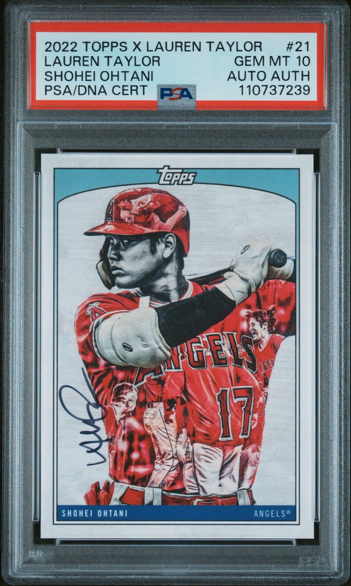 2022 Topps Topps X Lauren Taylor #21 Auto