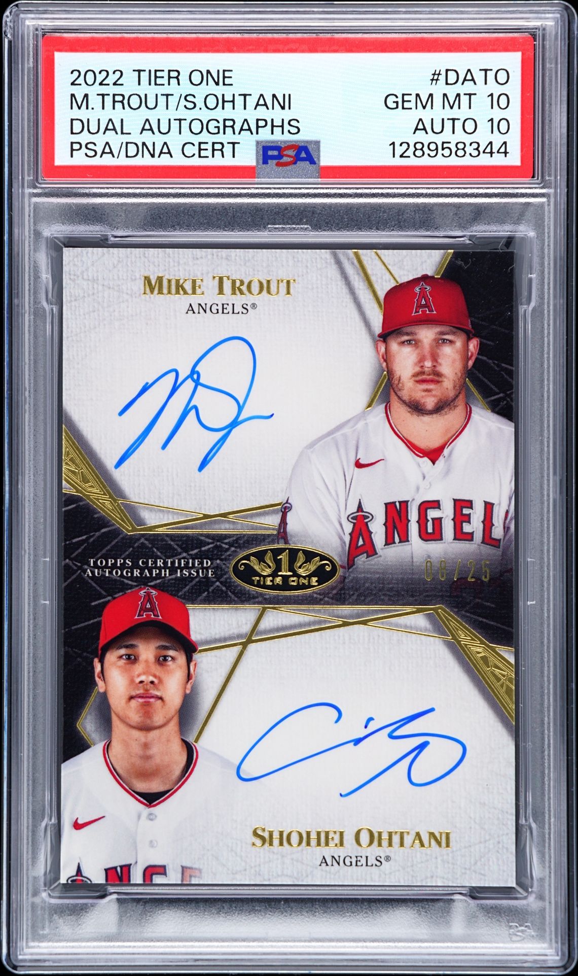 2022 Topps Tier One DATO Dual Auto /25