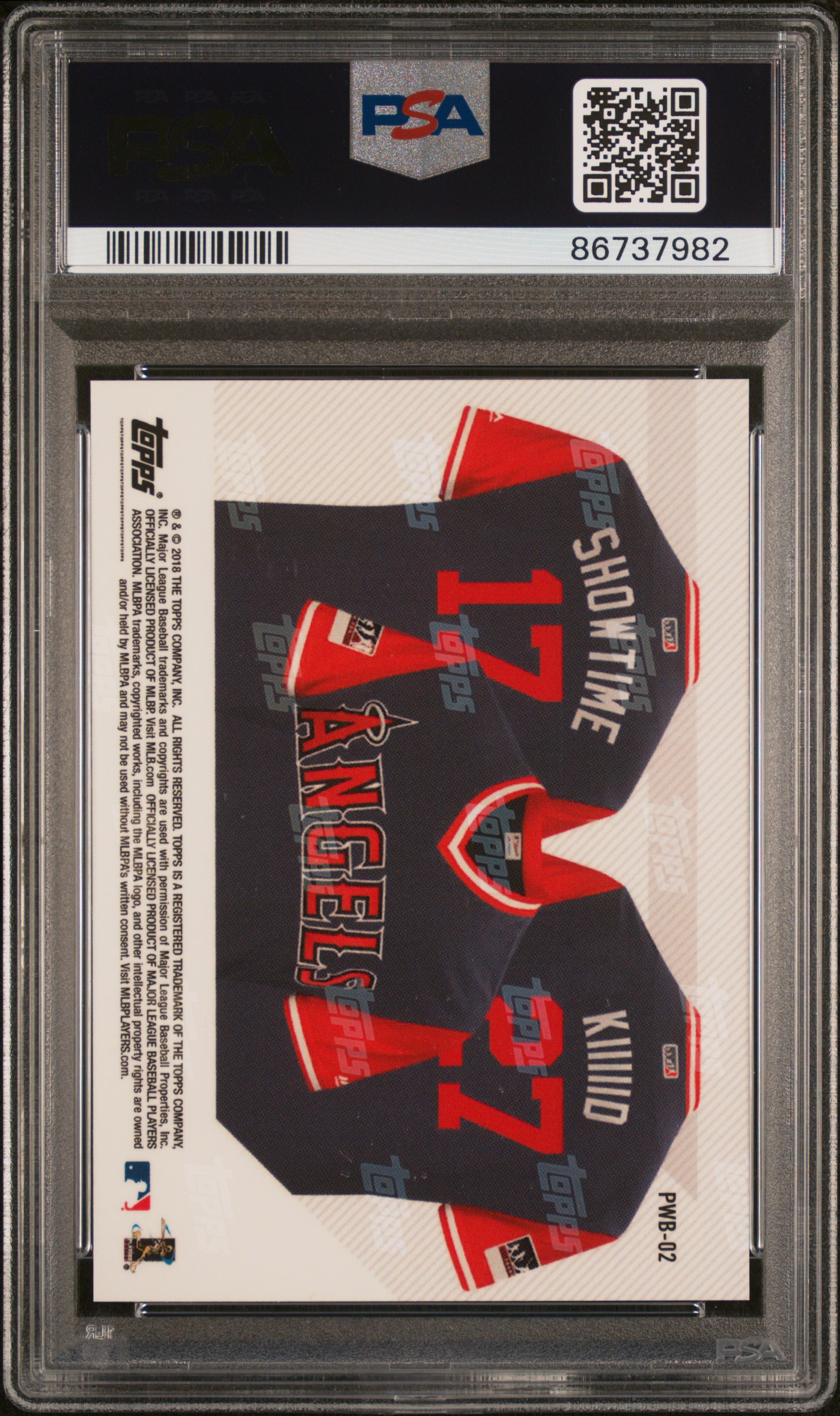 2018 TOPPS NOW PLAYERS WEEKEND BONUS #PWB02 S.OHTANI/M.TROUT