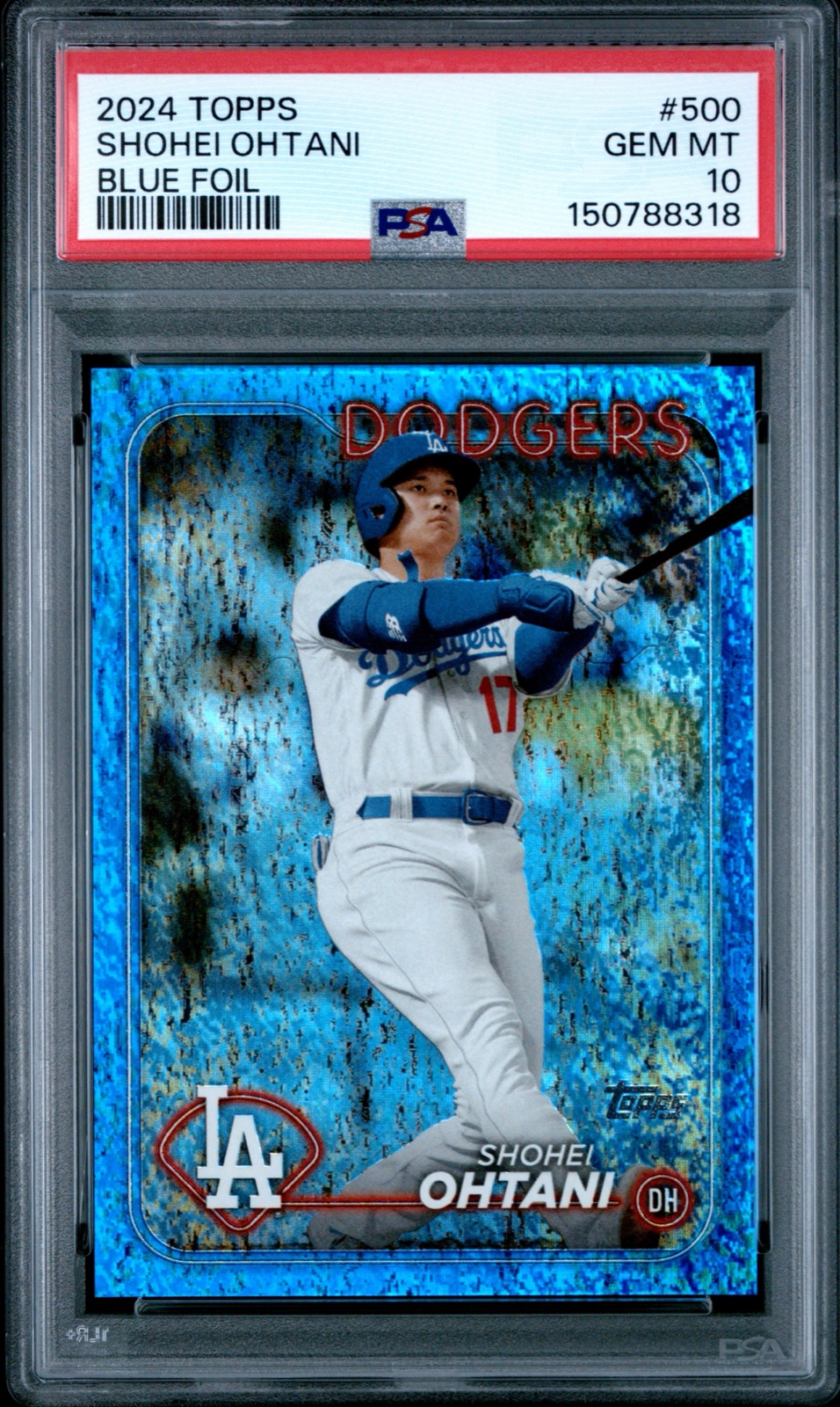 2024 TOPPS #500 SHOHEI OHTANI BLUE FOIL /999
