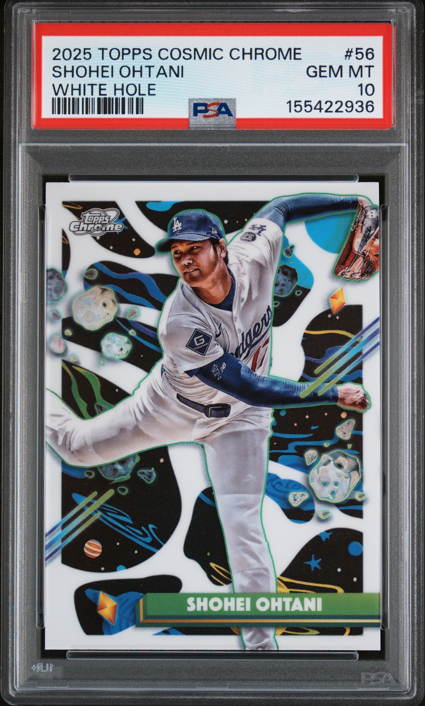 2025 TOPPS COSMIC CHROME #56 SHOHEI OHTANI WHITE HOLE