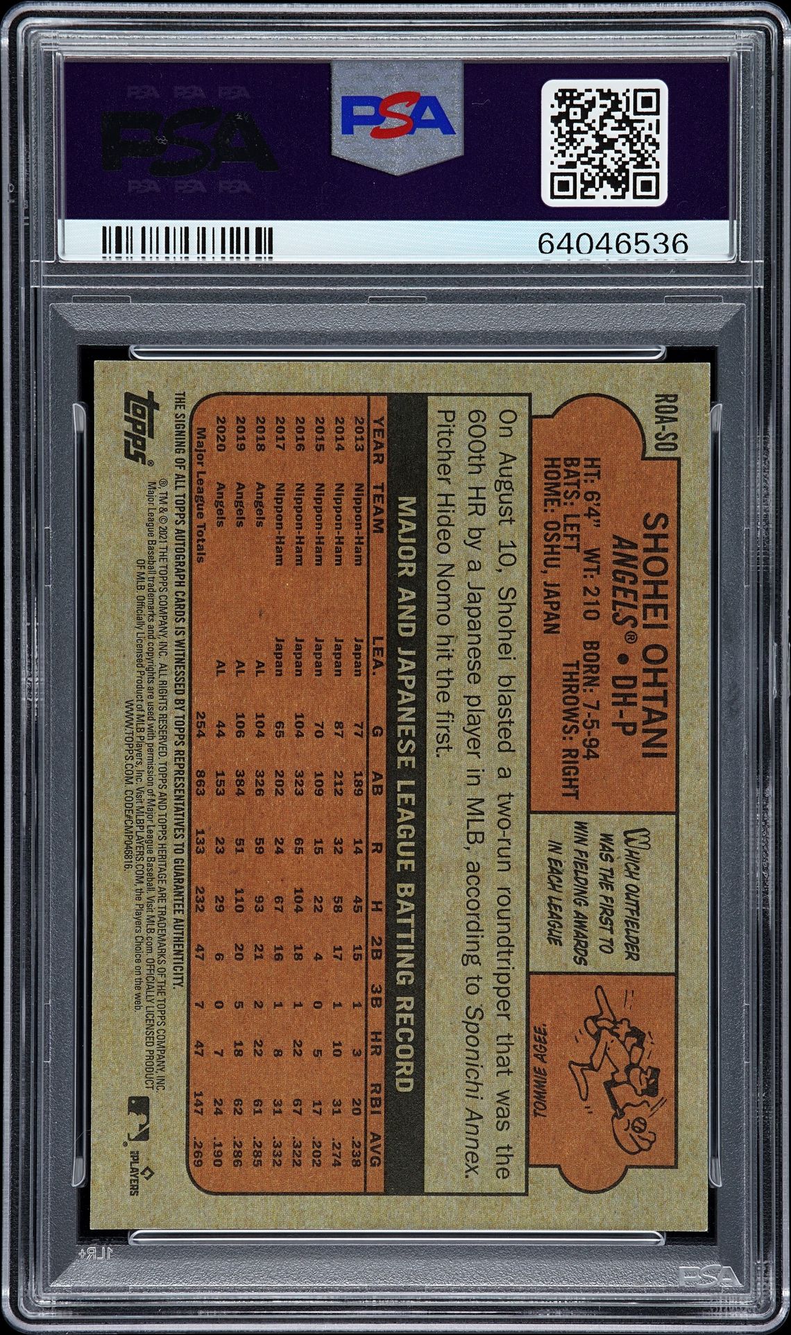 2021 Topps Heritage #SO Real One Au-Red Ink /72