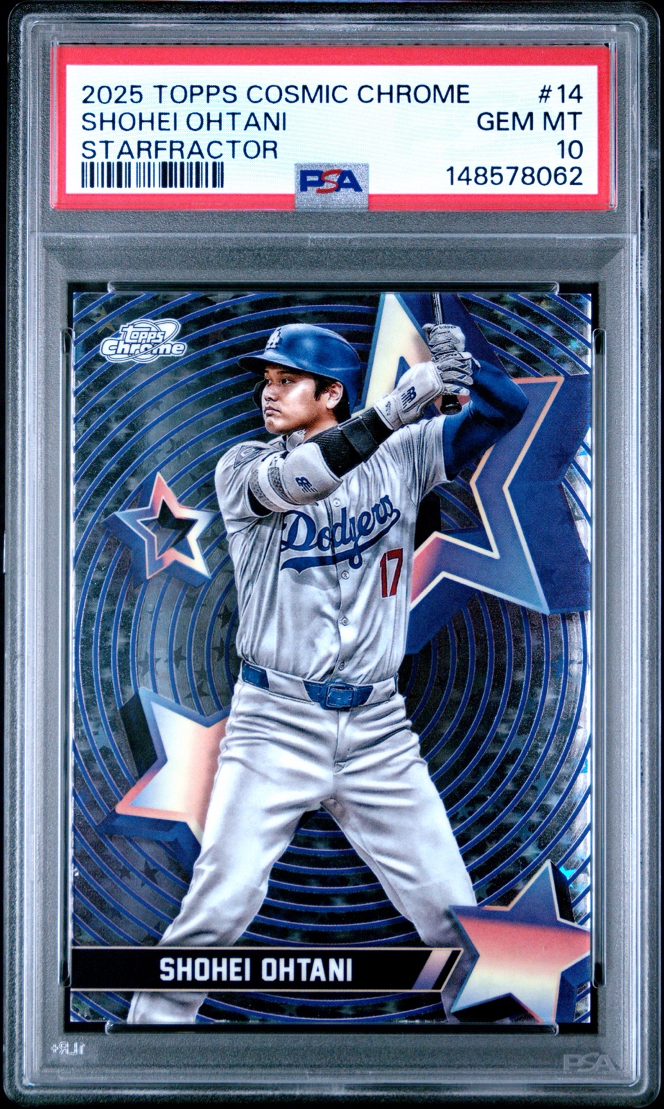 2025 TOPPS COSMIC CHROME STARFRACTOR #14 SHOHEI OHTANI