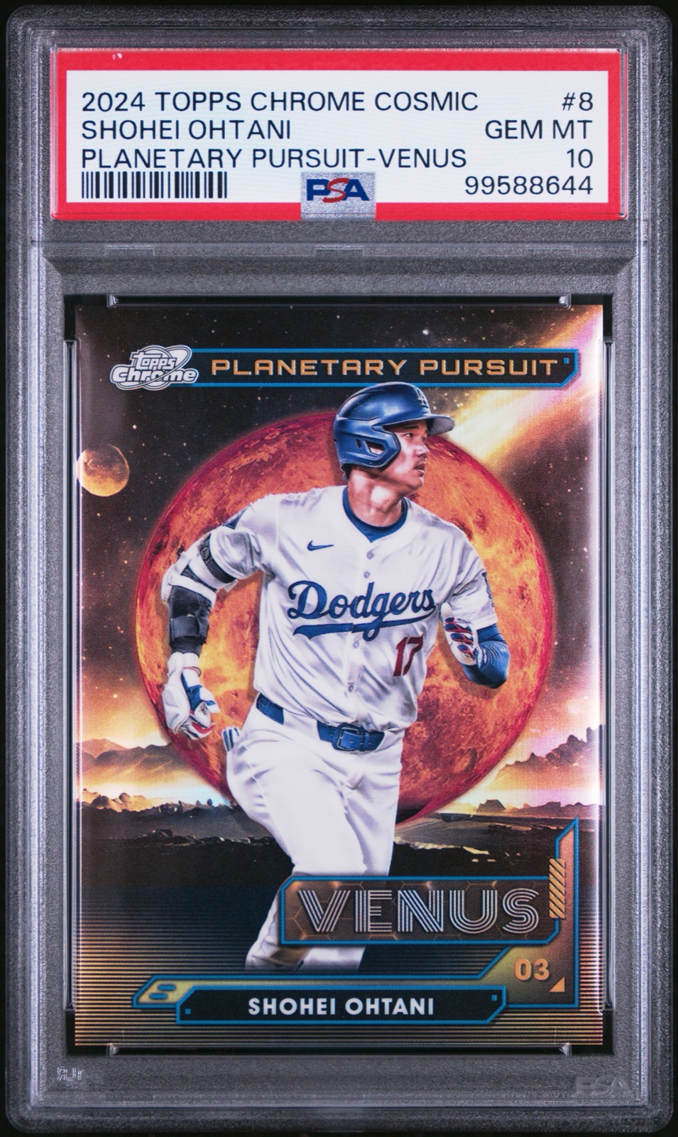 2024 TOPPS COSMIC CHROME PLANETARY PURSUIT #8 SHOHEI OHTANI PLANETARY PURSUIT-VENUS