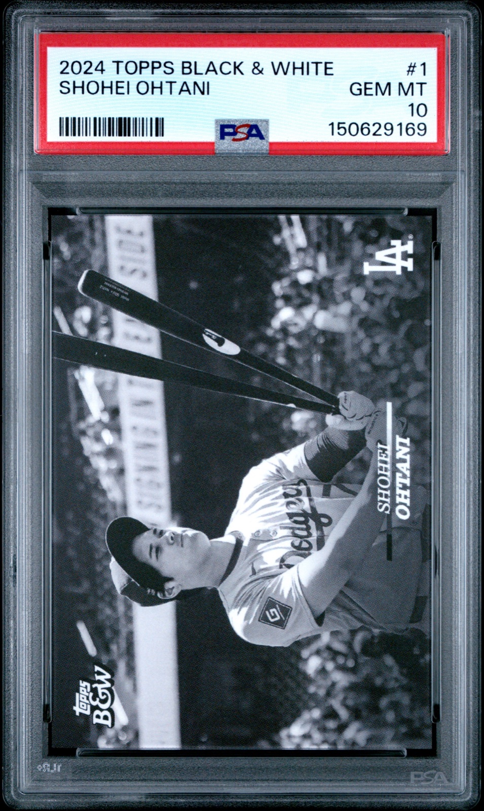 2024 TOPPS BLACK AND WHITE #1 SHOHEI OHTANI