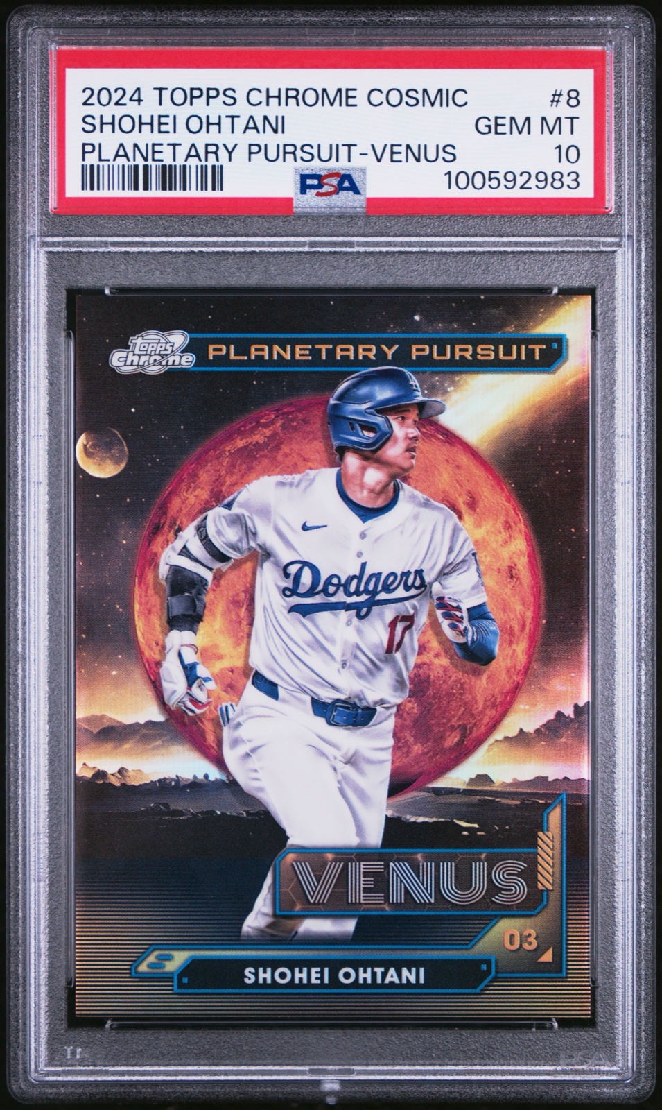 2024 TOPPS COSMIC CHROME PLANETARY PURSUIT #8 SHOHEI OHTANI PLANETARY PURSUIT-VENUS
