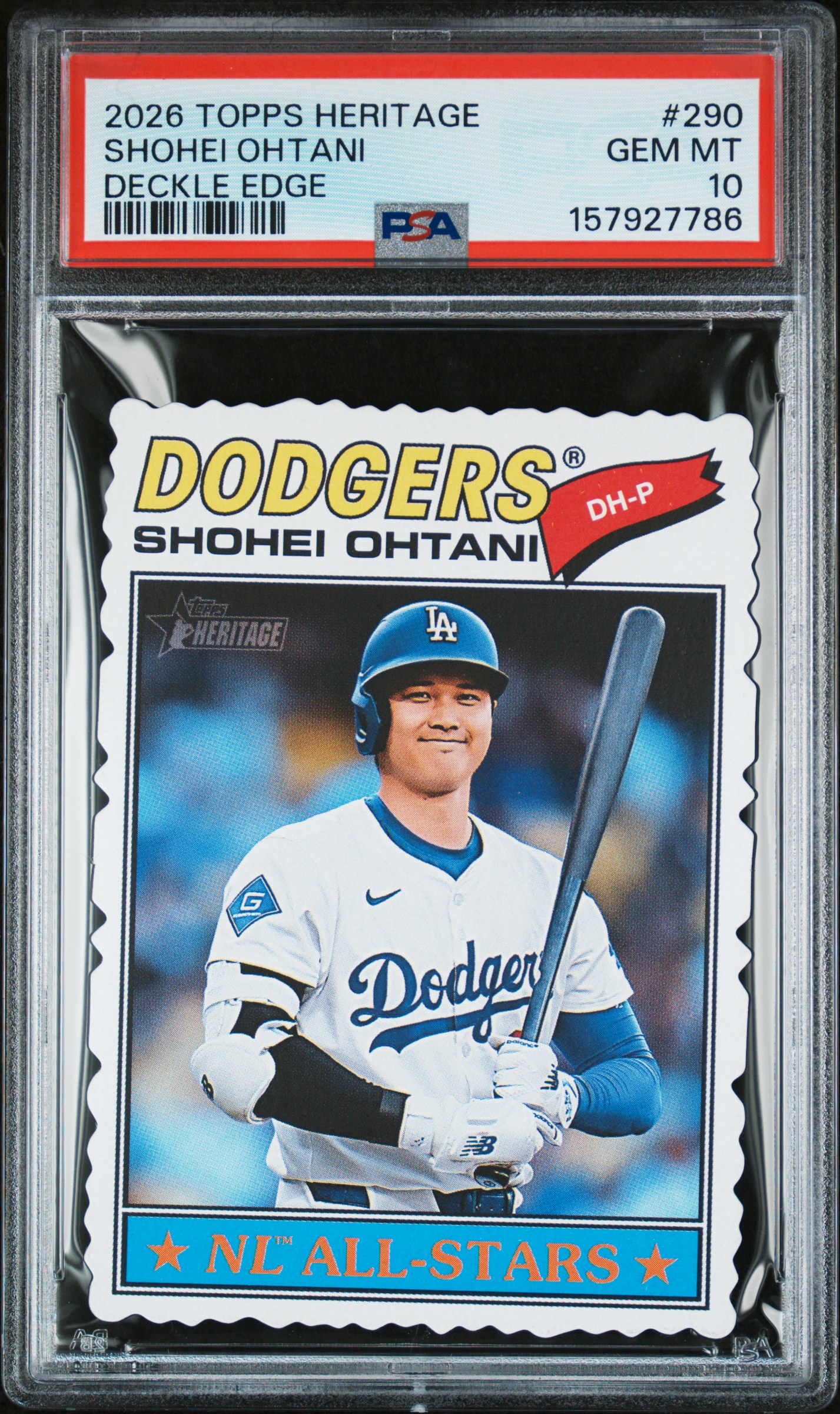 2026 TOPPS HERITAGE #290 SHOHEI OHTANI DECKLE EDGE