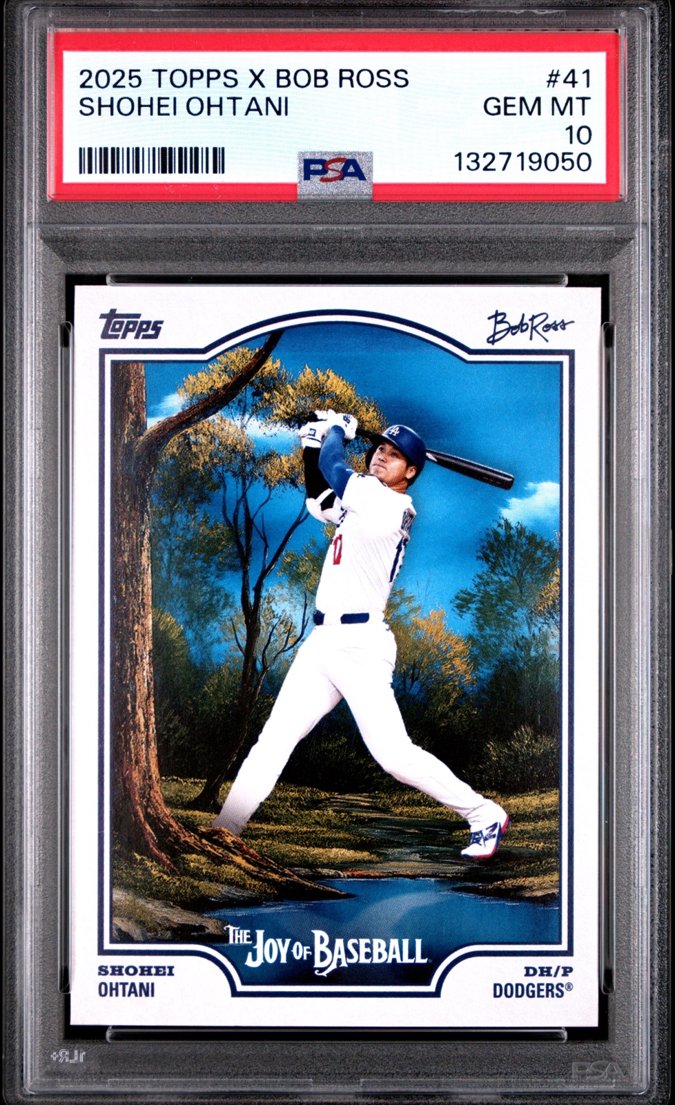2025 TOPPS X BOB ROSS THE JOY OF BASEBALL #41 SHOHEI OHTANI