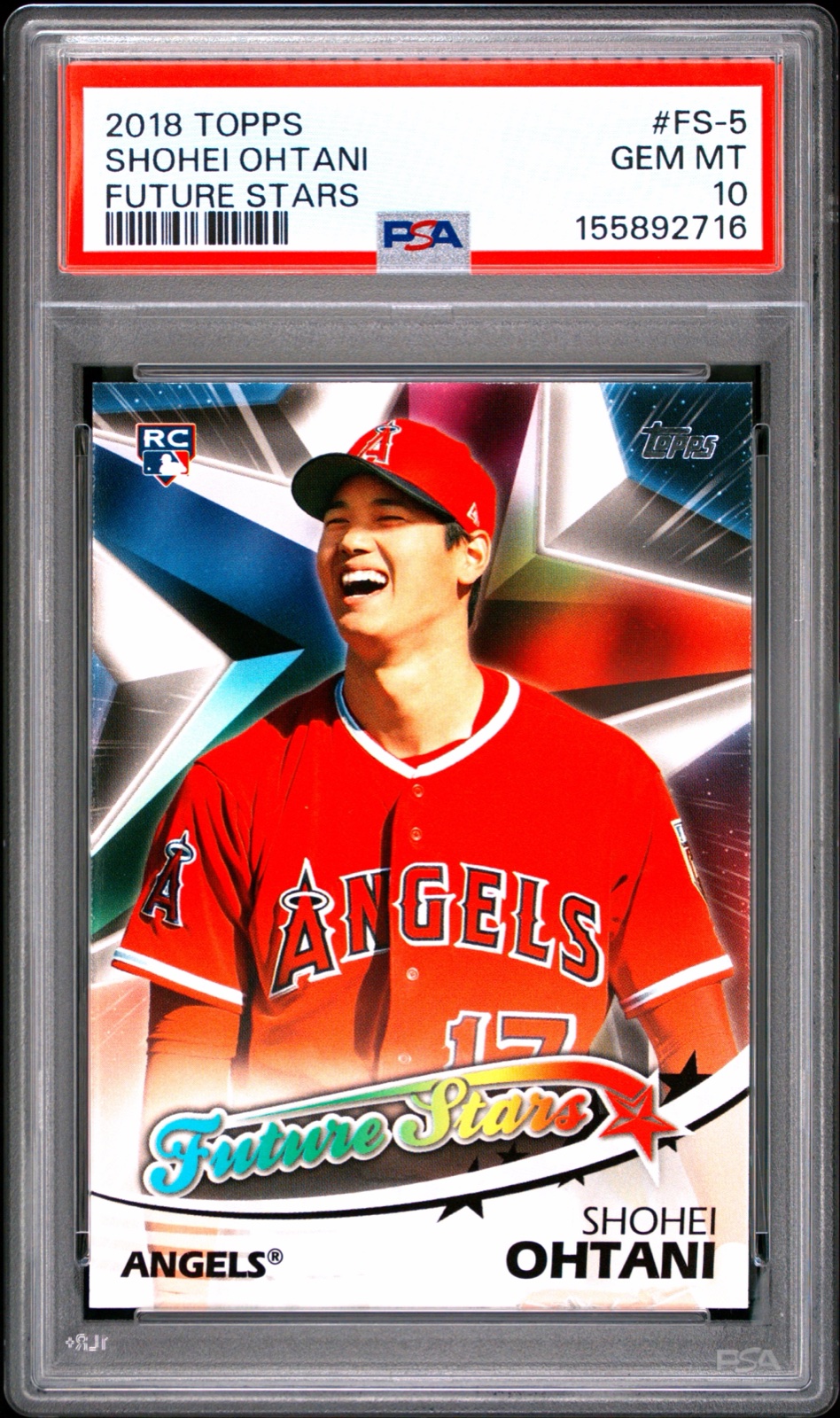 2018 TOPPS FUTURE STARS #FS-5 SHOHEI OHTANI