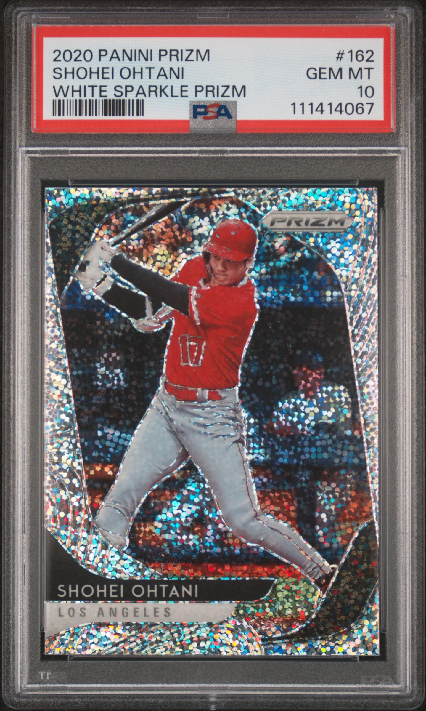 2020 PANINI PRIZM #162 SHOHEI OHTANI WHITE SPARKLE PRIZM