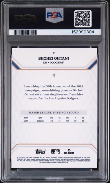 2025 Topps MLB MVP 18 /35 Blue Foil