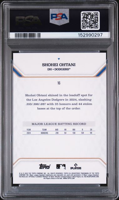 2025 Topps MLB MVP 16 /35 Blue Foil
