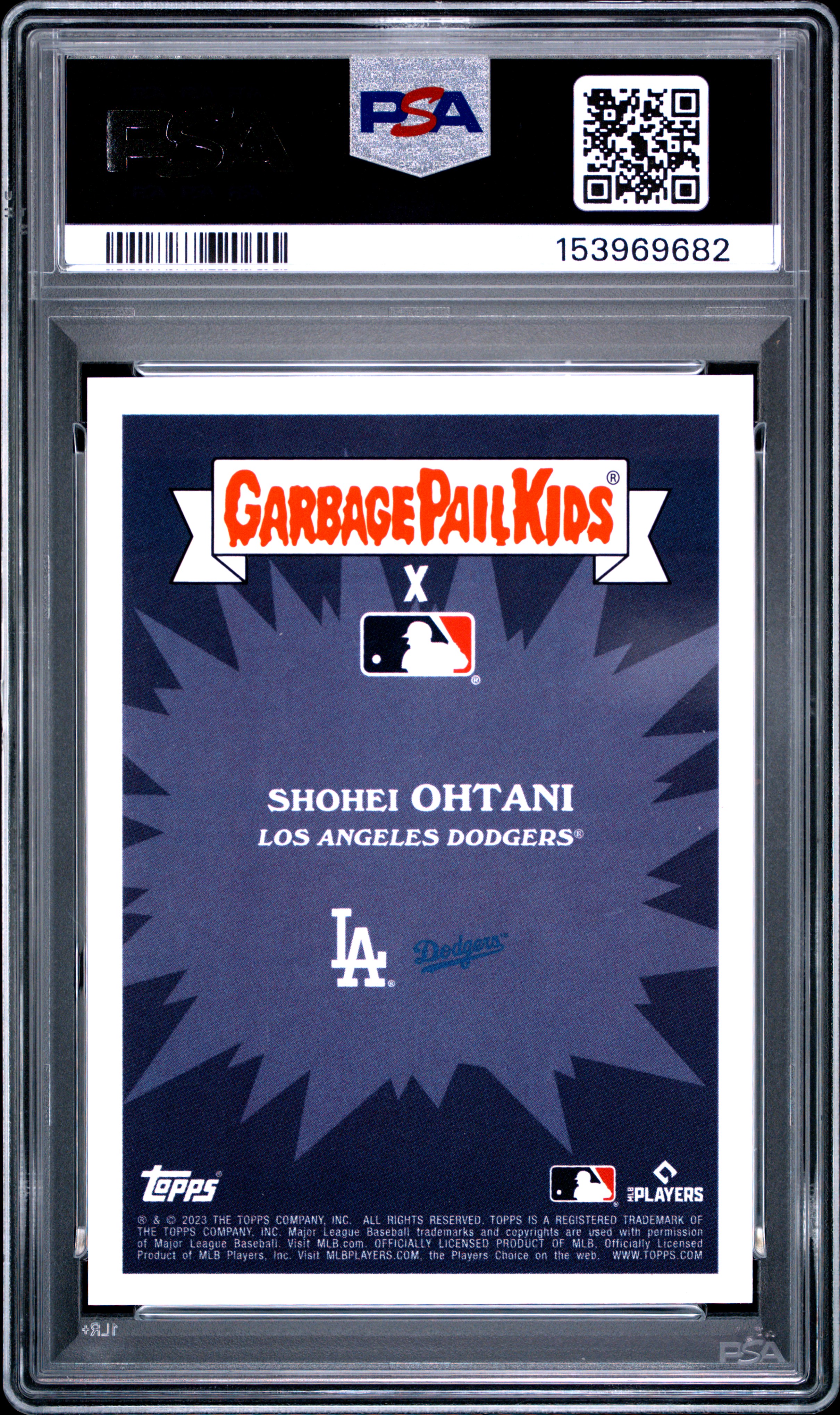 2023 TOPPS GARBAGE PAIL KIDS X MLB SERIES 3 #11b OTHER HALF OHTANI PINK FOIL /99